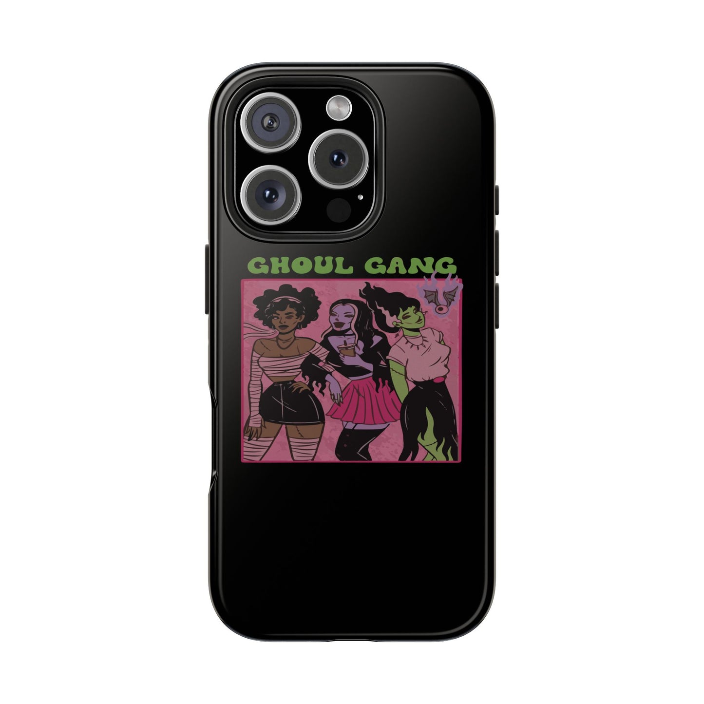 Ghoul Gang Tough Phone Cases | Unique Halloween Phone Cover, Cute Protective Case, Trendy Gift for Goth Fans, Spooky Style Accessory