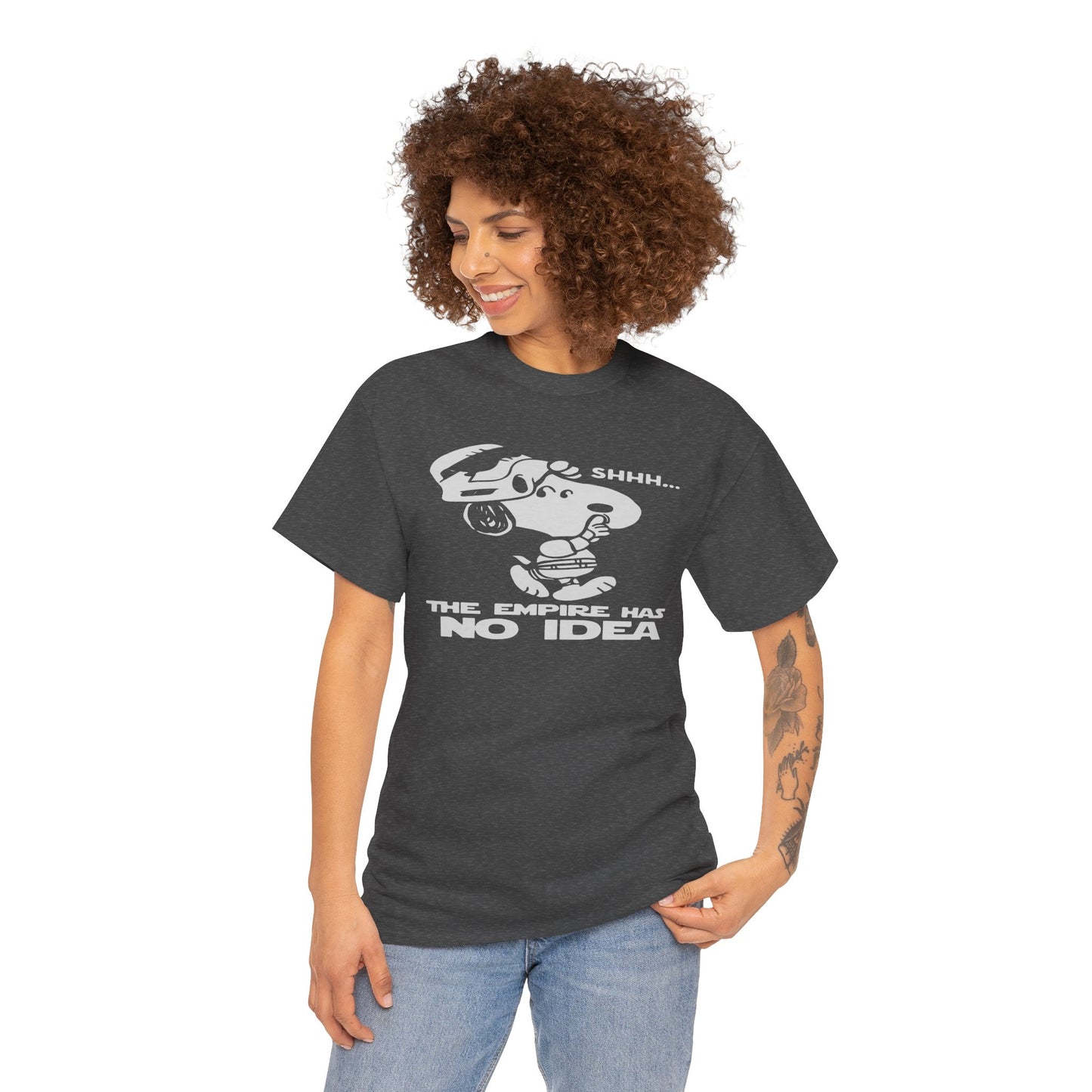 Galaxy Humor Unisex Heavy Cotton Tee - Fun for Sci-Fi Fans, Casual Wear, Gift for Birthdays, Geek Culture