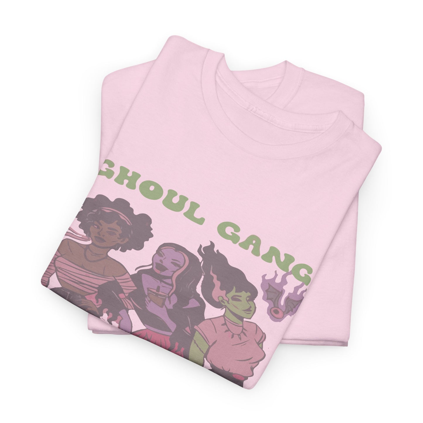 Ghoul Gang Unisex Heavy Cotton Tee | Halloween T-Shirt, Spooky Apparel, Gothic Fashion, Funny Gift, Group Costume