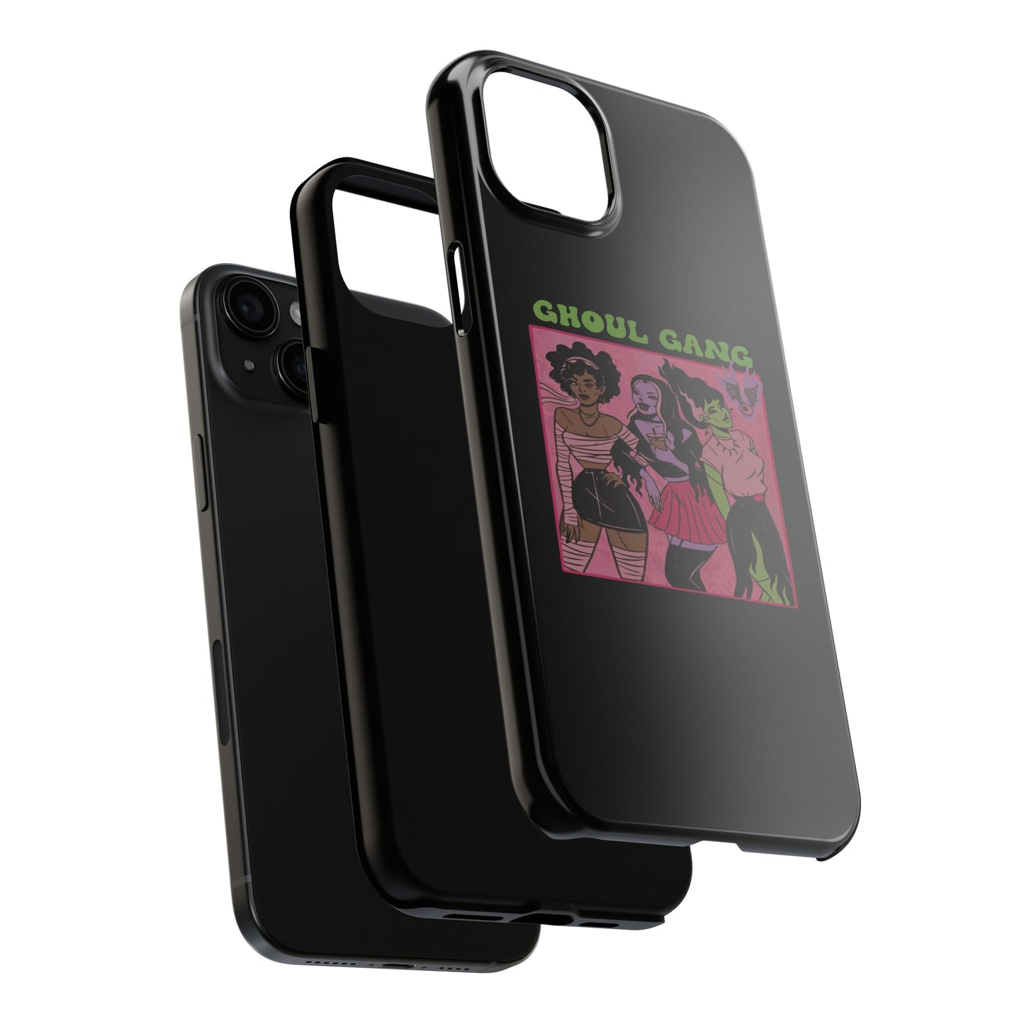 Ghoul Gang Tough Phone Cases | Unique Halloween Phone Cover, Cute Protective Case, Trendy Gift for Goth Fans, Spooky Style Accessory