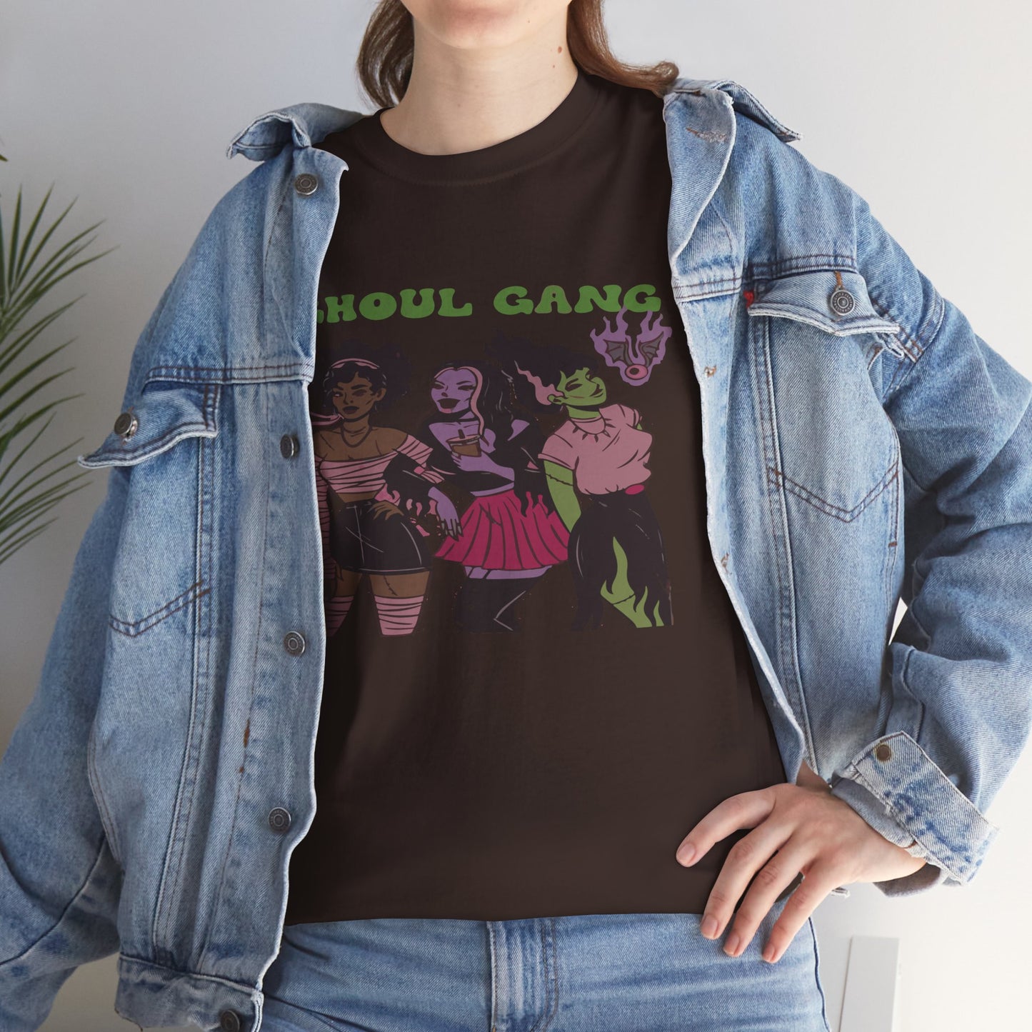 Ghoul Gang Unisex Heavy Cotton Tee | Halloween T-Shirt, Spooky Apparel, Gothic Fashion, Funny Gift, Group Costume