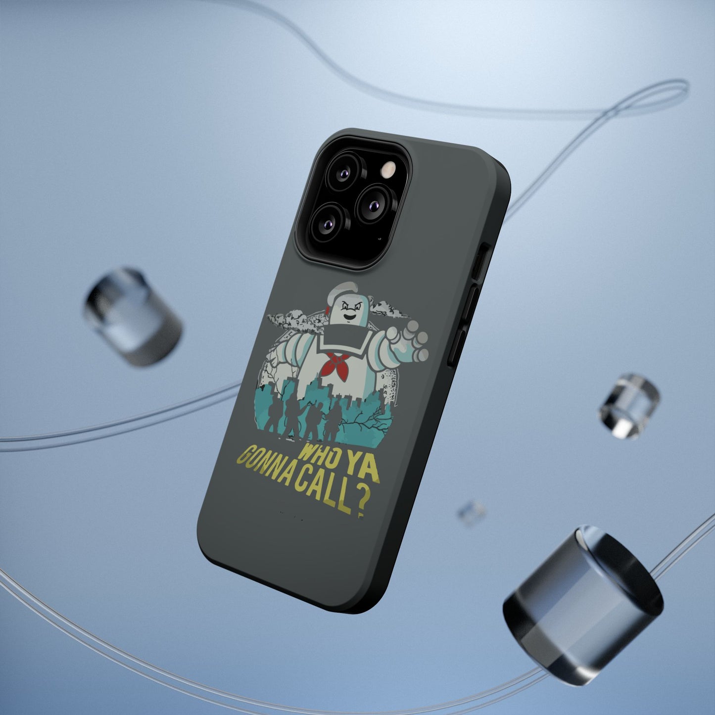 Ghostbuster-Inspired Tough Phone Case - Who Ya Gonna Call? - Perfect for Fans, Gift for Halloween, Geeky Accessories, Durable Protection