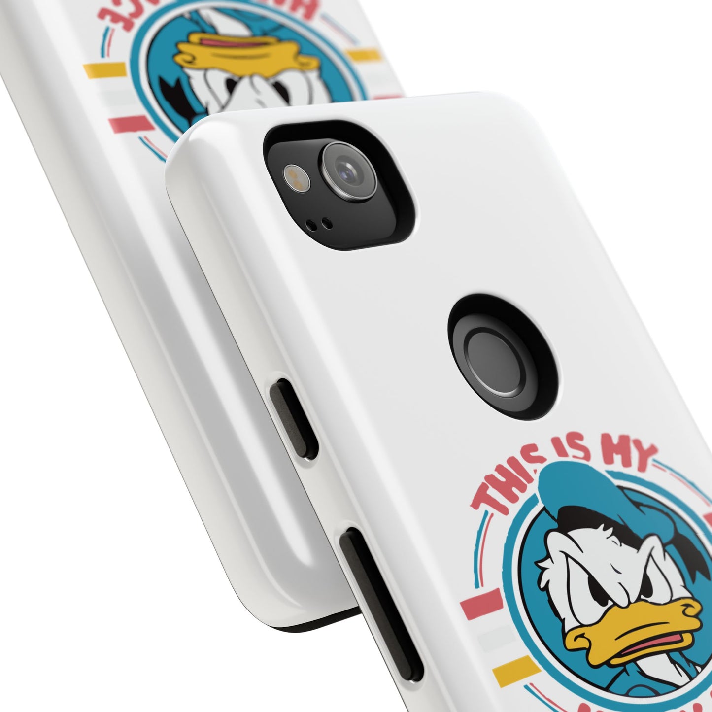Tough Cases: This is My Happy Face Phone Case, Funny Phone Case, Donald Duck Case, Cute Phone Accessory, Gift for Disney Fans