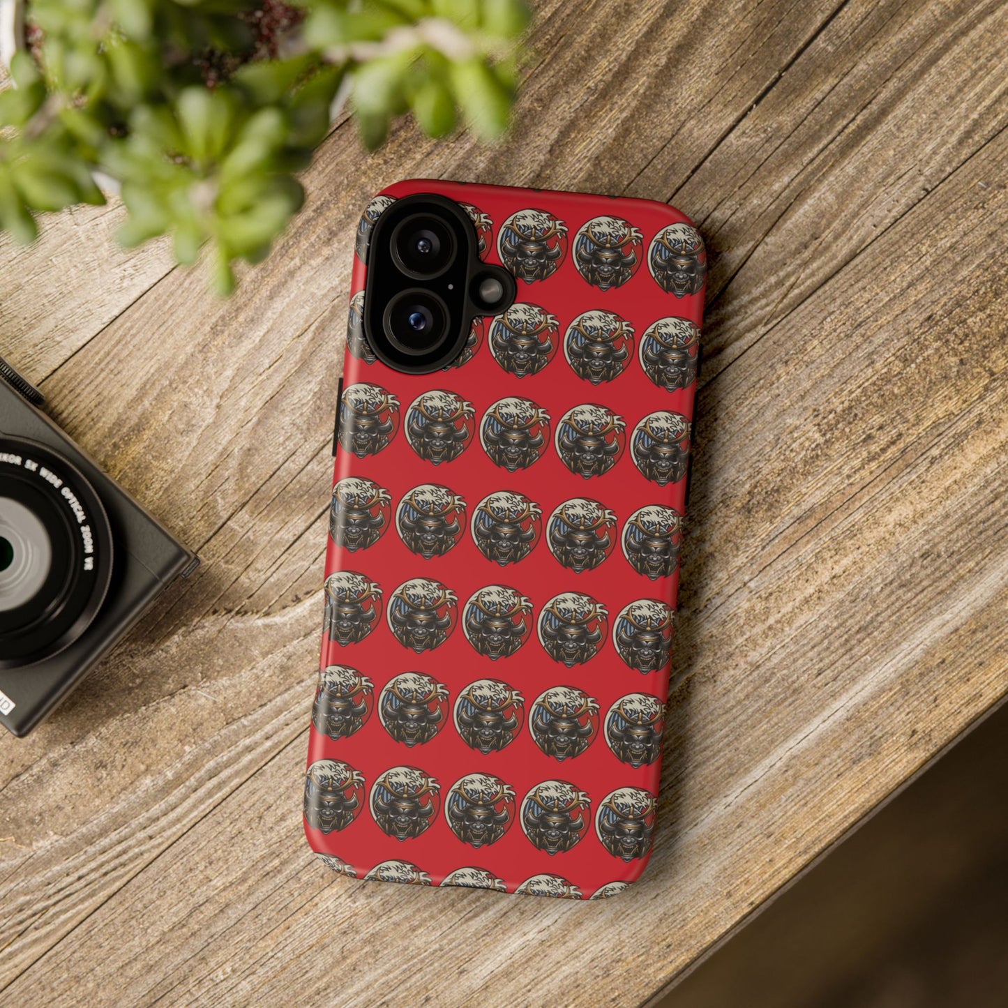 Bold Phone Case, Tough Phone Cover, Red Phone Protector, Unique Gift for Him/Her, Trendy Tech Accessory