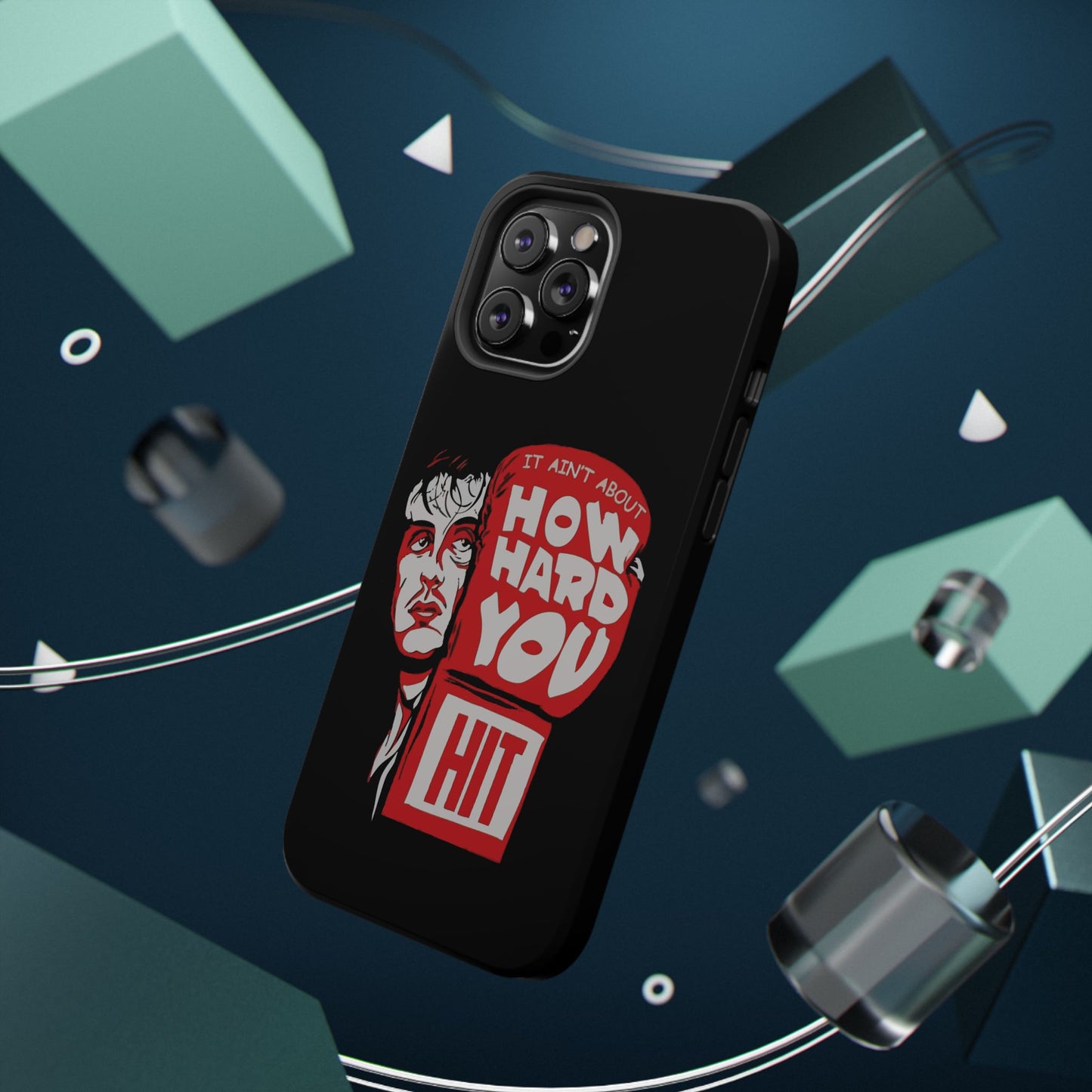 Impact-Resistant Phone Case, Rugged Smartphone Cover, Tough Phone Protection, Inspirational Gift, Motivational Tech Accessory