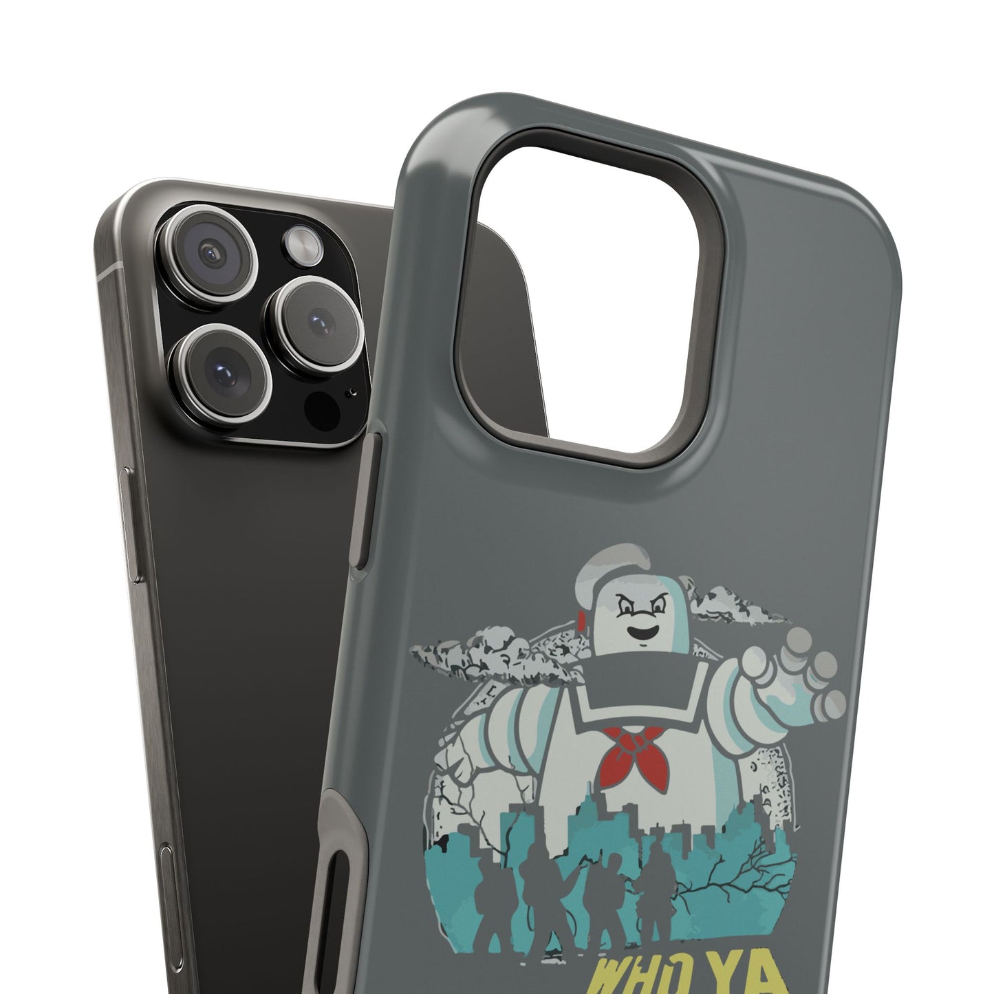 Ghostbuster-Inspired Tough Phone Case - Who Ya Gonna Call? - Perfect for Fans, Gift for Halloween, Geeky Accessories, Durable Protection