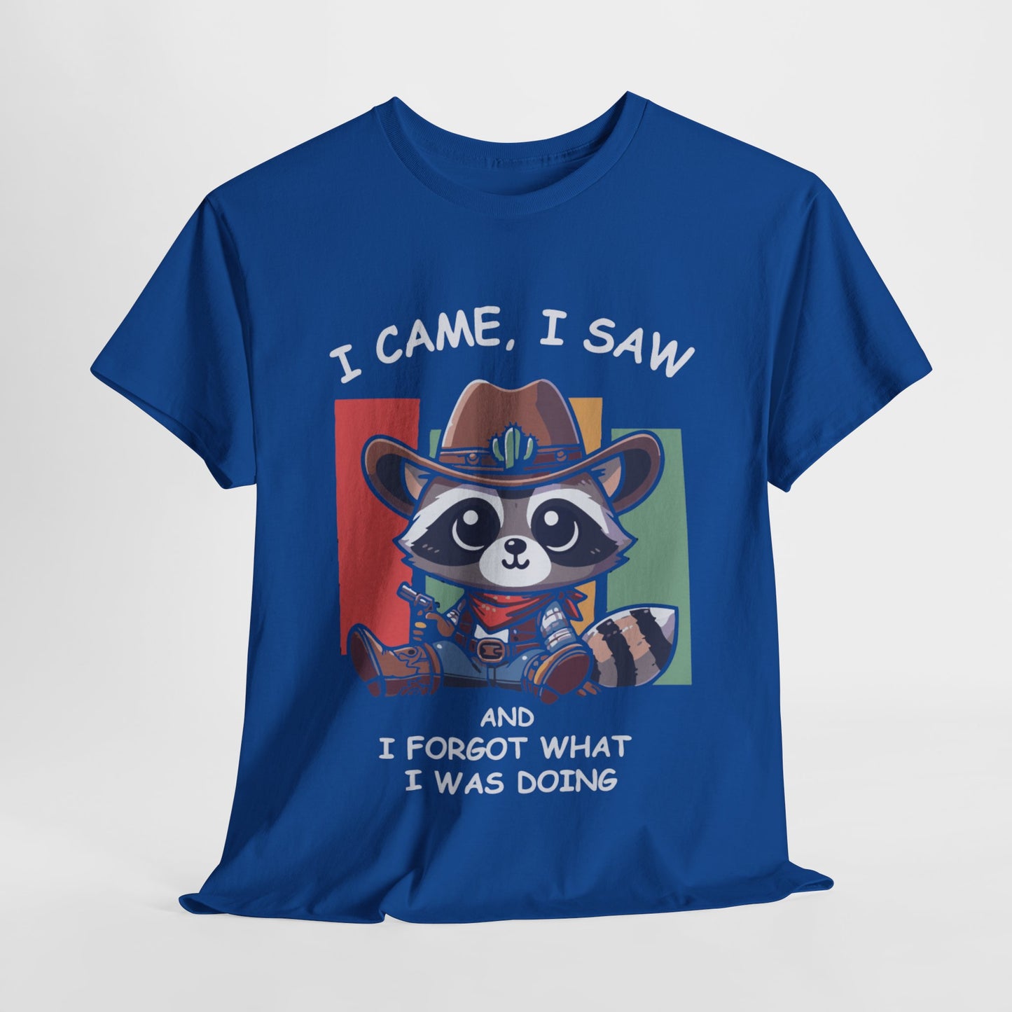 Fun Raccoon Graphic Tee, Cute Funny Animal T-Shirt, Unique Gift, Unisex Cotton Tee, Casual Wear, Birthday Gift, Humor Shirt