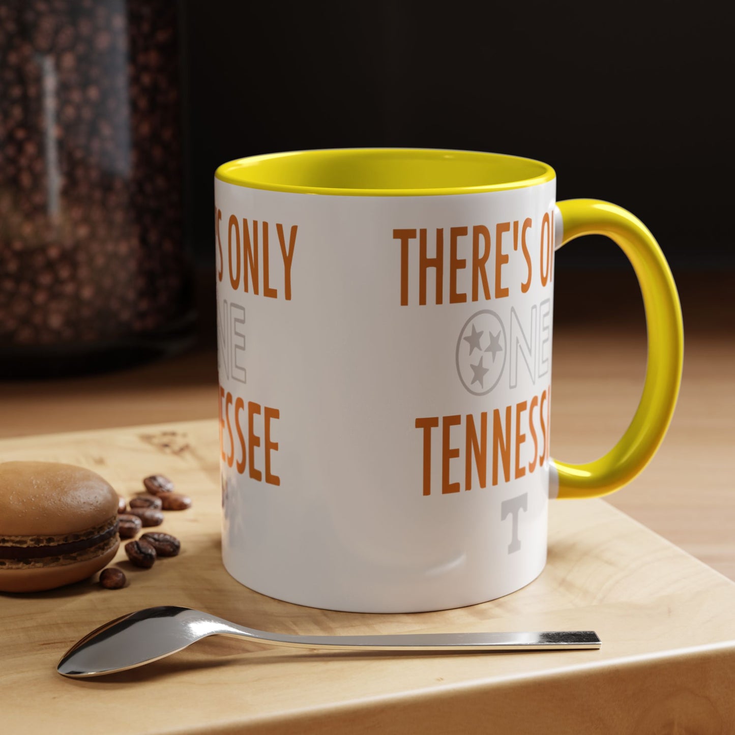 Tennessee Accent Coffee Mug - Perfect for Fans, Gift for Graduates, Home Office Essential, Sports Celebration, Personalized Tea Cup