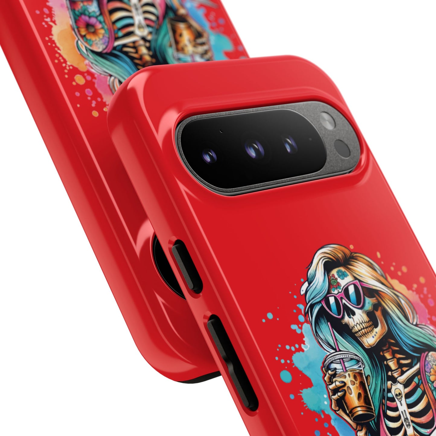 Cool Moms Club Phone Case - Tough Cases, Funky Phone Cover, Gift for Moms, Skeleton Design, Trendy Tech Accessories