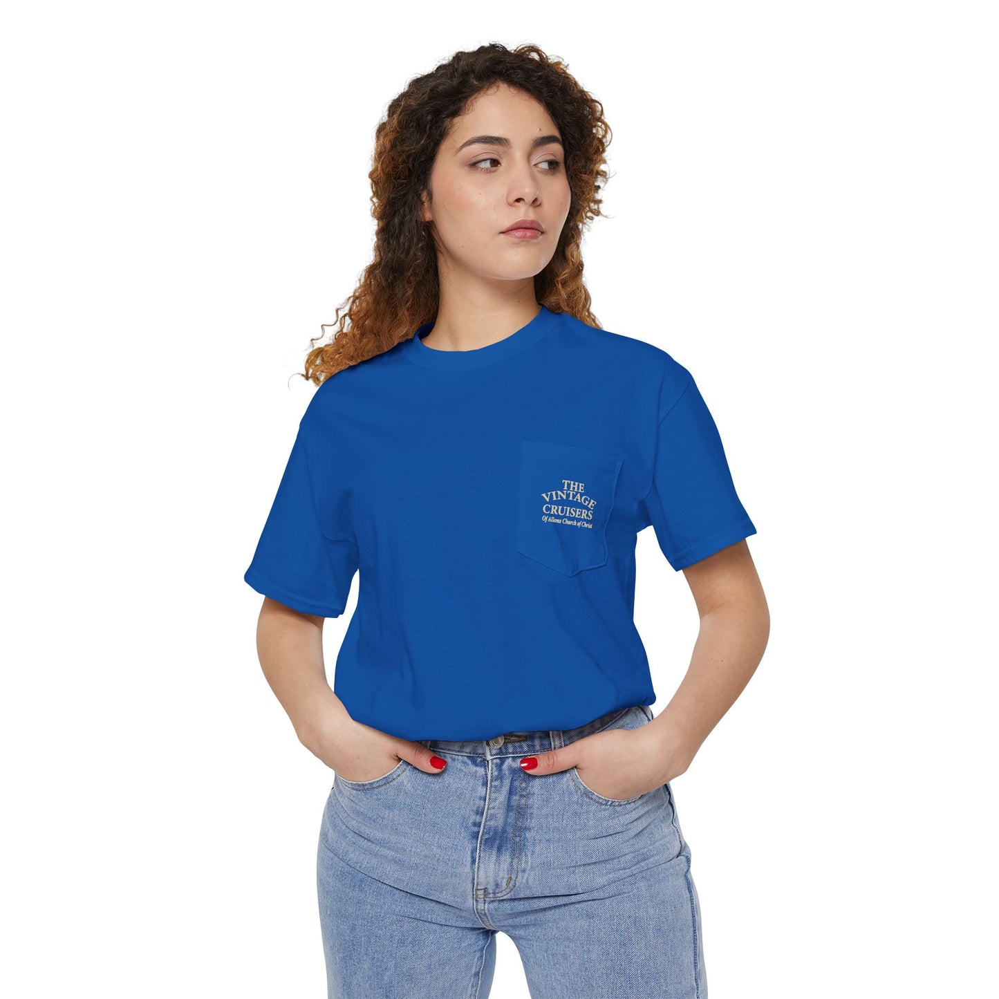 Retro Pocket Tee Allons Church of Christ Cruise 2025 Unisex T-Shirt