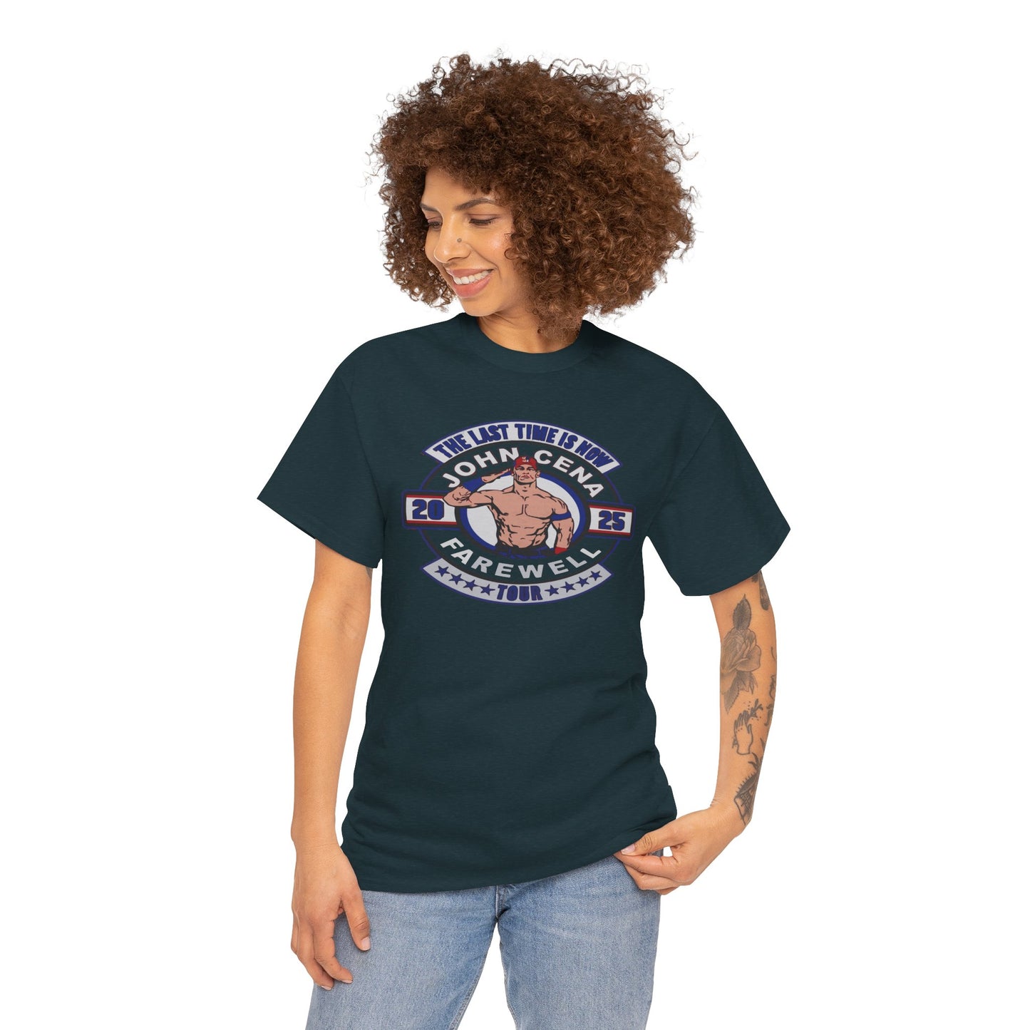 Wrestling Tribute Tee, John Cena Farewell Shirt, Unisex Graphic Tee, Fan Merchandise, Gift for Sports Lovers