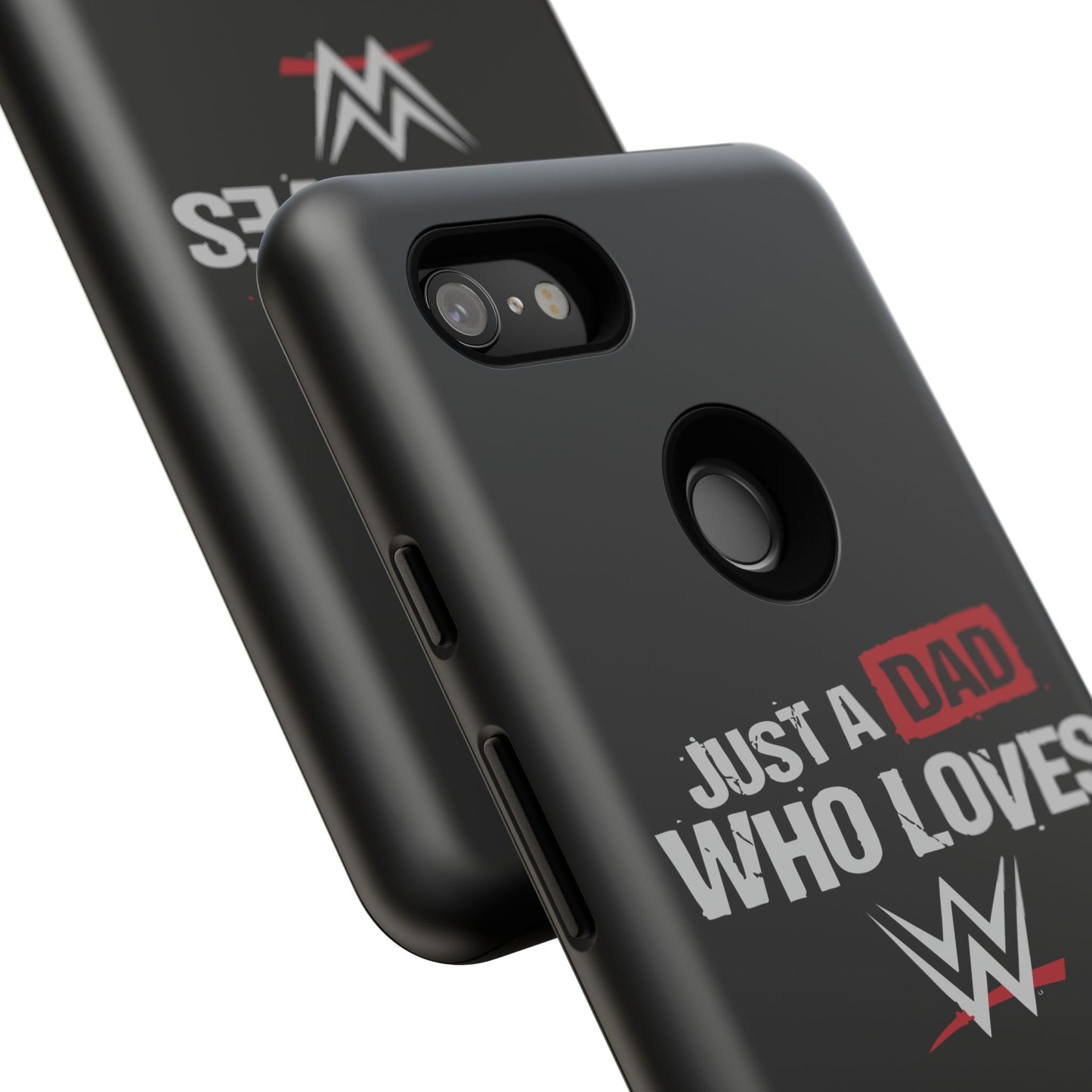 WWE Dad Phone Case, Tough Cases for Fathers, Gifts for Dad, Father's Day, Wrestling Fan Merchandise, Just a Dad Who Loves WWE