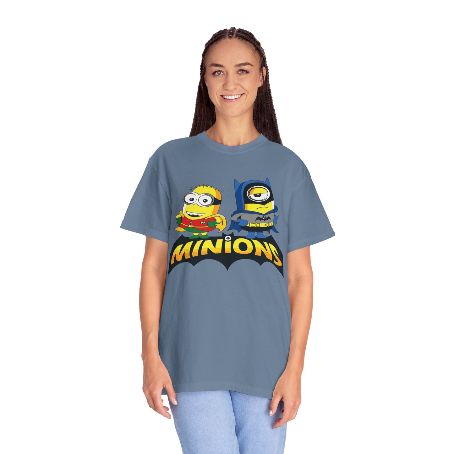 Minions Superhero Unisex T-shirt, Fun Gift for Kids, Cartoon Apparel, Birthday Party Outfit, Family Movie Night Wear