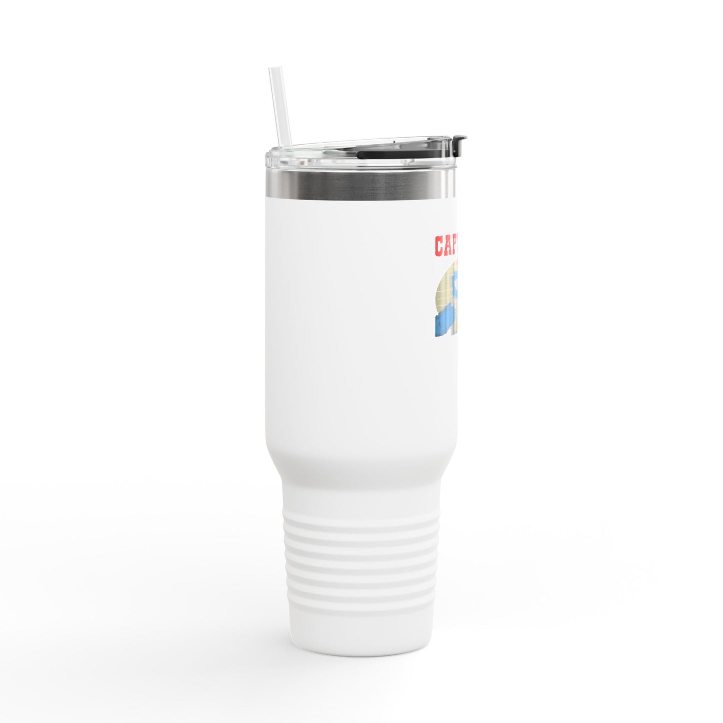 Adventure-Ready Insulated Travel Mug - 40oz with 'Captured' Design