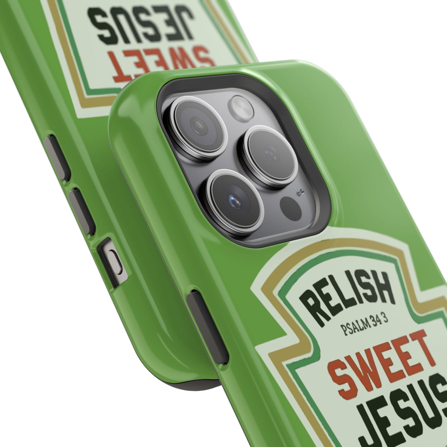 Relish Sweet Jesus Phone Case, Christian Gift, Impact-Resistant Case, Religious Phone Accessory, Faith-Based Present, Celebration Case