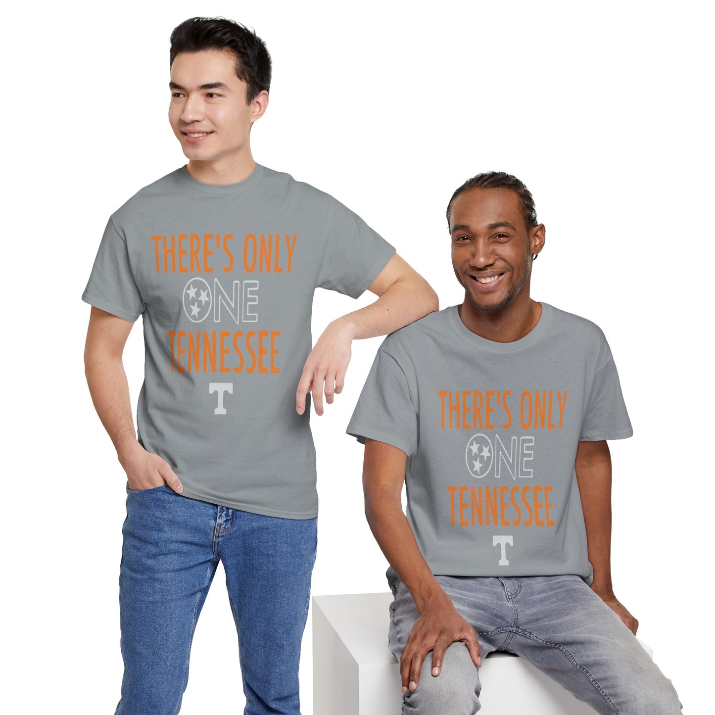 Tennessee Pride Tee, Unisex Heavy Cotton Tee, Tennessee Fans Gift, College Sports Apparel, Casual Everyday Wear, State Pride Shirt
