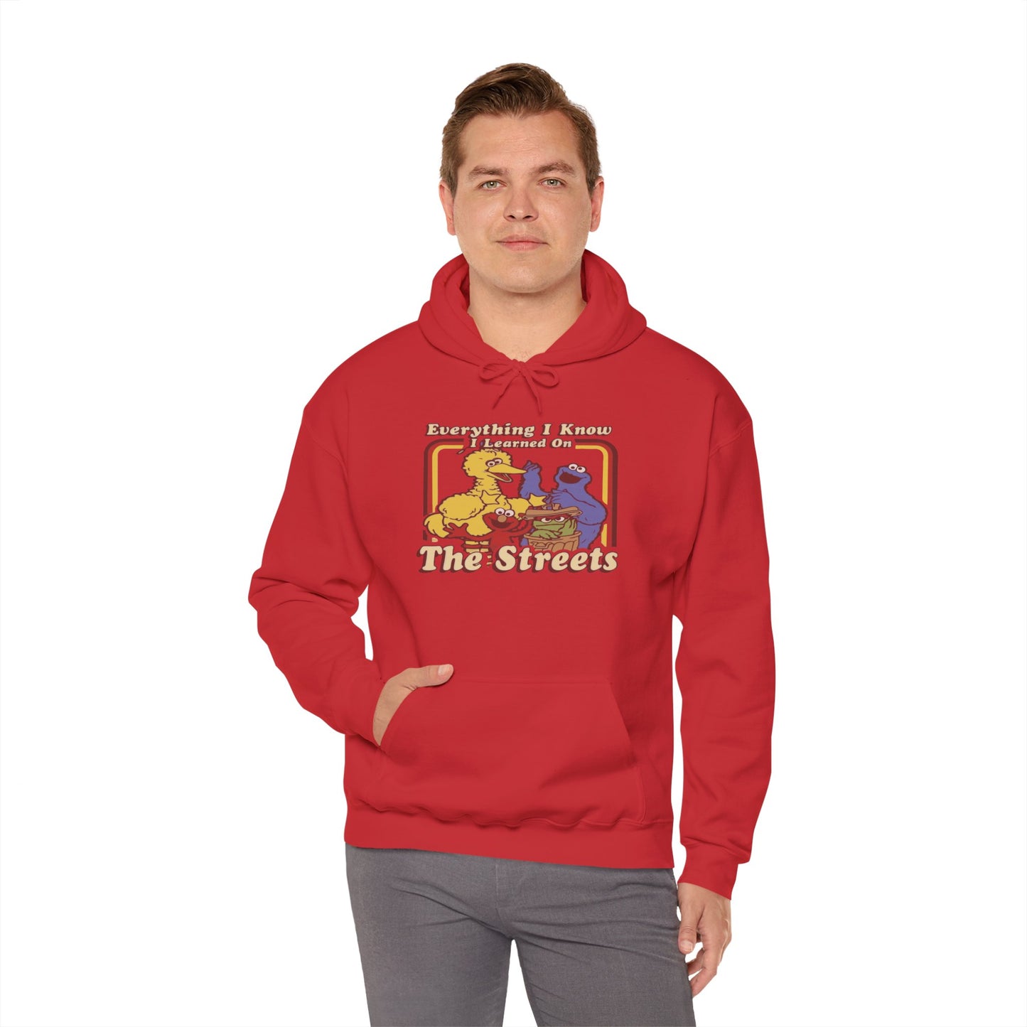 Vintage Street Art Hoodie - Cozy Unisex Sweatshirt for Creative Souls, Outdoor Relaxation, Casual Hangouts