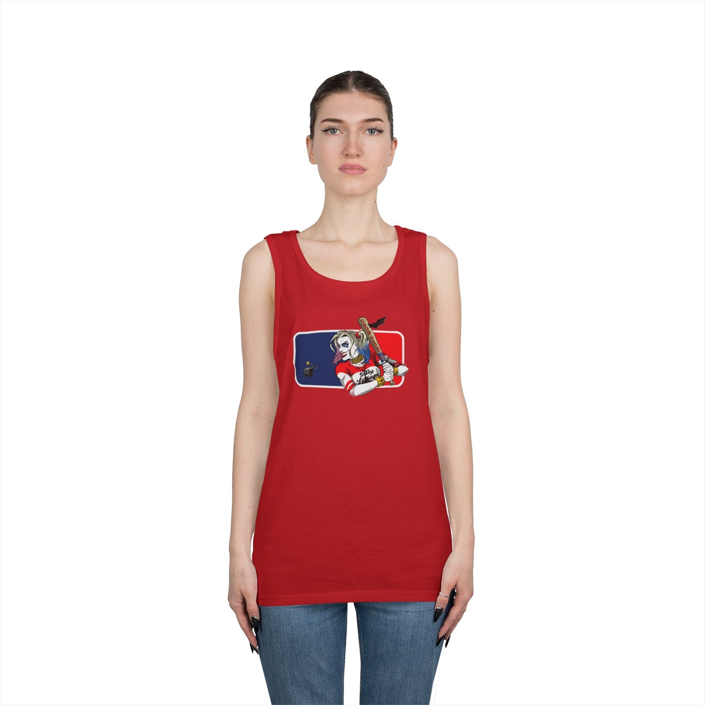 Harley Quinn Unisex Tank Top - DC MLB Summer Wear