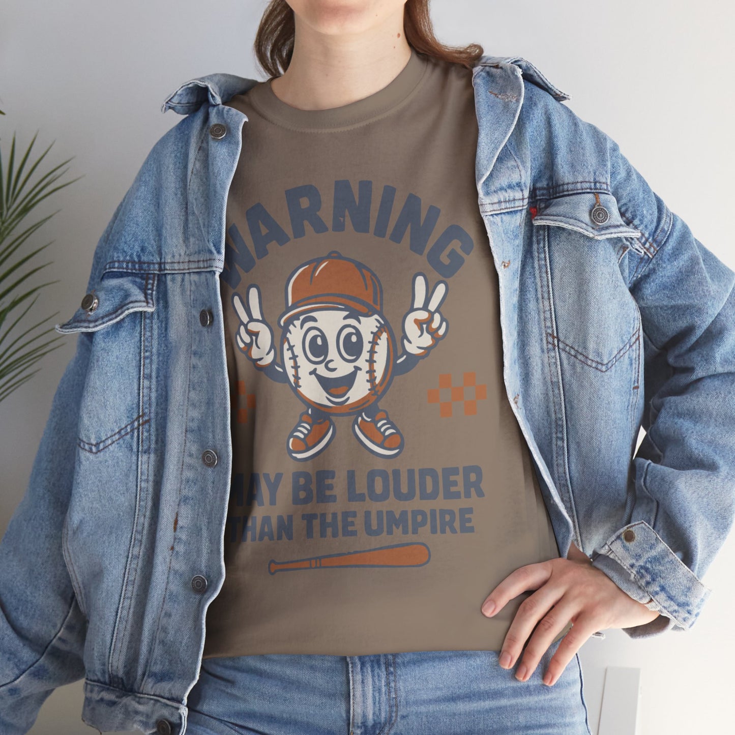 Warning T-Shirt, Fun Umpire Tee, Unique Sports Gift, Casual Wear, Perfect for Baseball Fans
