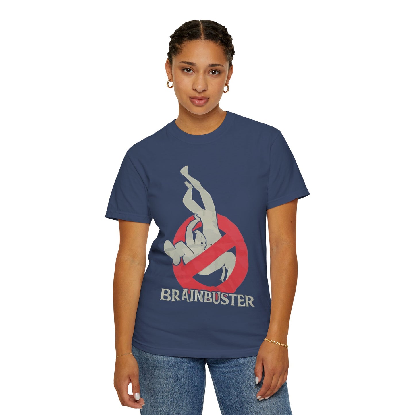 Unisex Fun Graphic T-Shirt, Graphic Tee, Casual Wear, Gift for Wrestling Fans, Brainbuster Design, Humor Apparel, Everyday Style