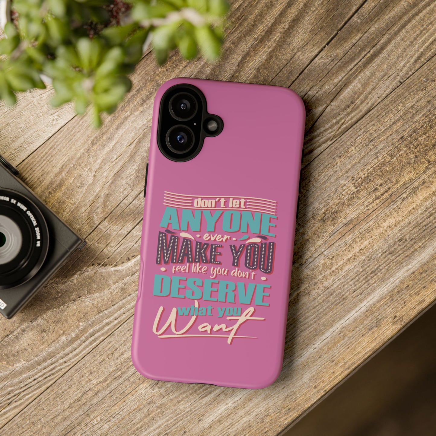 Inspirational Phone Case, Motivational Phone Cover, Tough Cases for Her, Gift for Friends, Self-Love Quote Case
