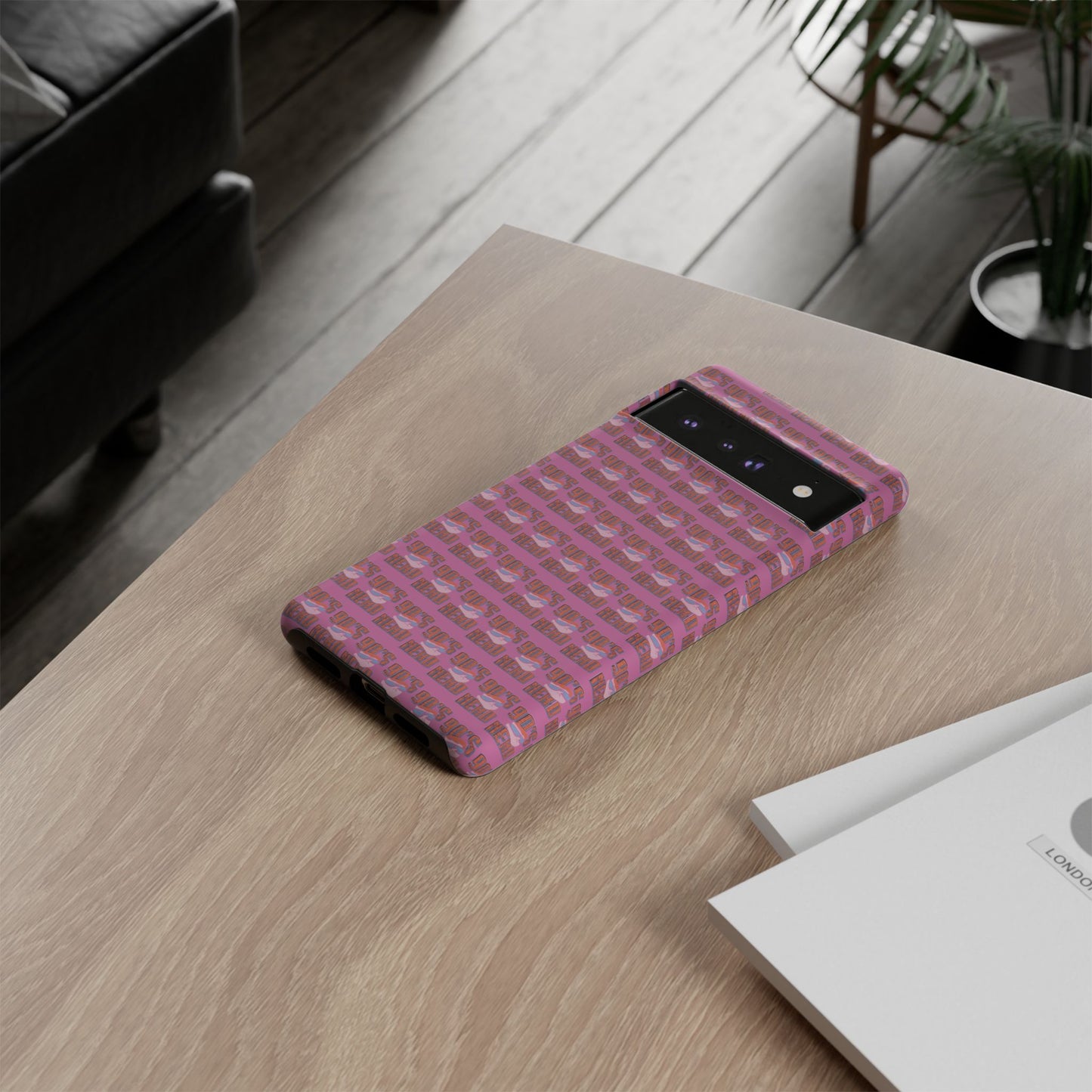 90s Vibe Phone Case, Retro Tough Cases, Gift for Nostalgia Lovers, Durable Phone Covers, 90s Themed Accessories