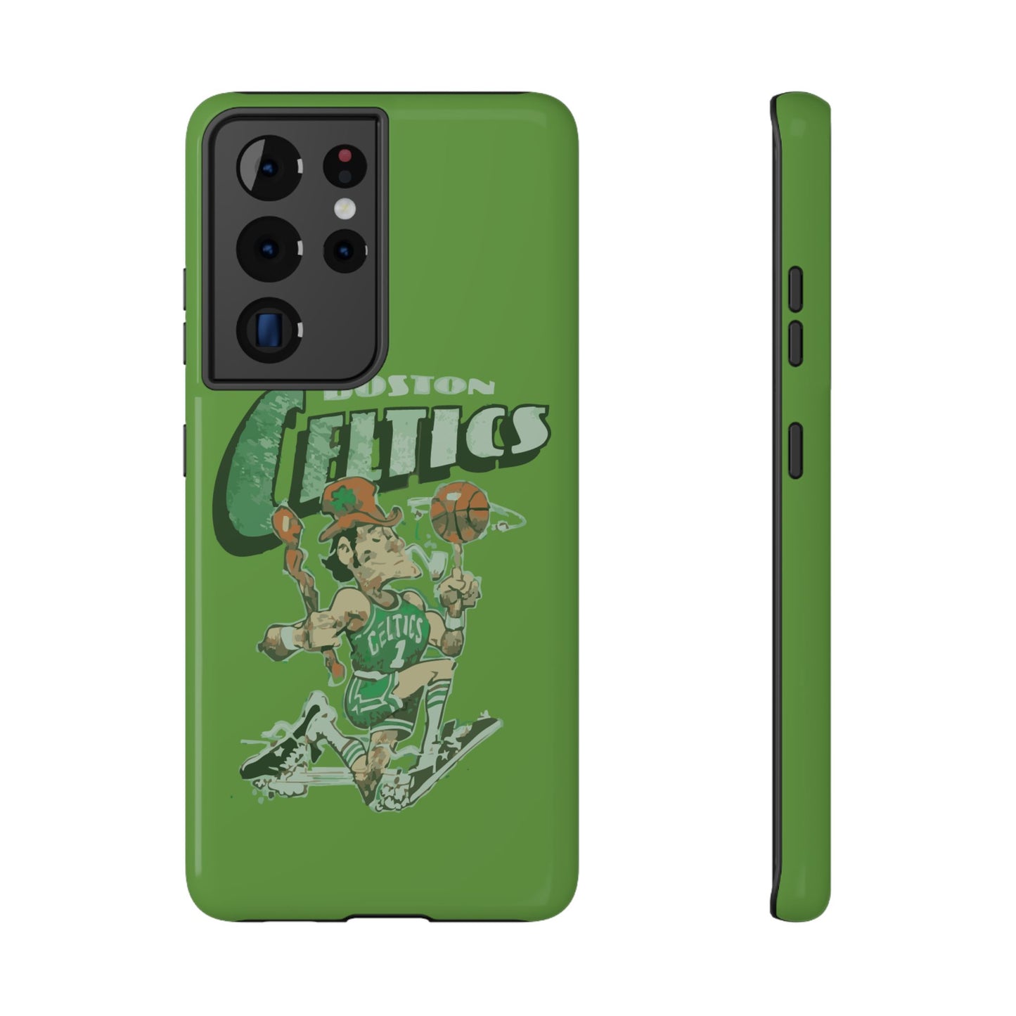 Boston Celtics Impact-Resistant Phone Case, Basketball Phone Cover, Sports Fan Gift, Sturdy Phone Case, NBA Merchandise, Team Spirit Decor