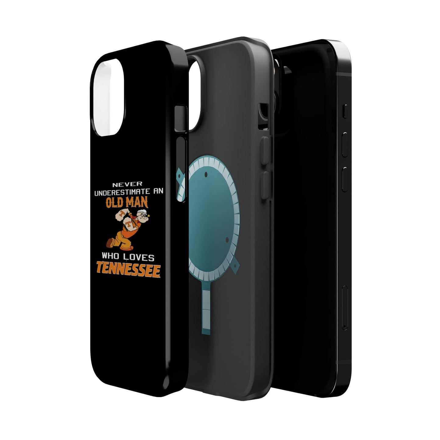 Tough Phone Case, Old Man Who Loves Tennessee, Gift for Grandpa, Tennessee Pride, Men's Accessories, Father's Day, Custom Cases