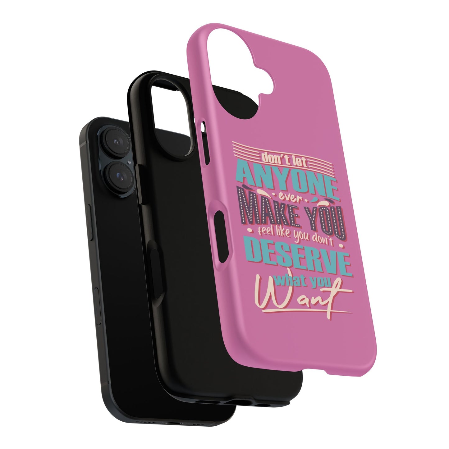 Inspirational Phone Case, Motivational Phone Cover, Tough Cases for Her, Gift for Friends, Self-Love Quote Case