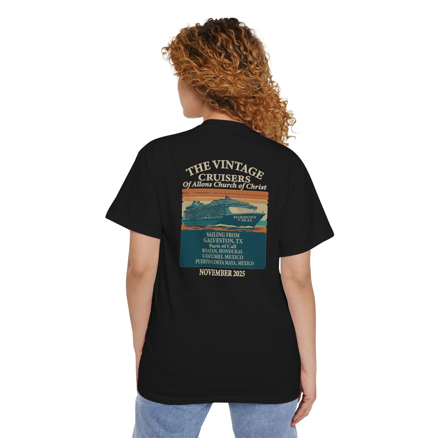 Retro Pocket Tee Allons Church of Christ Cruise 2025 Unisex T-Shirt