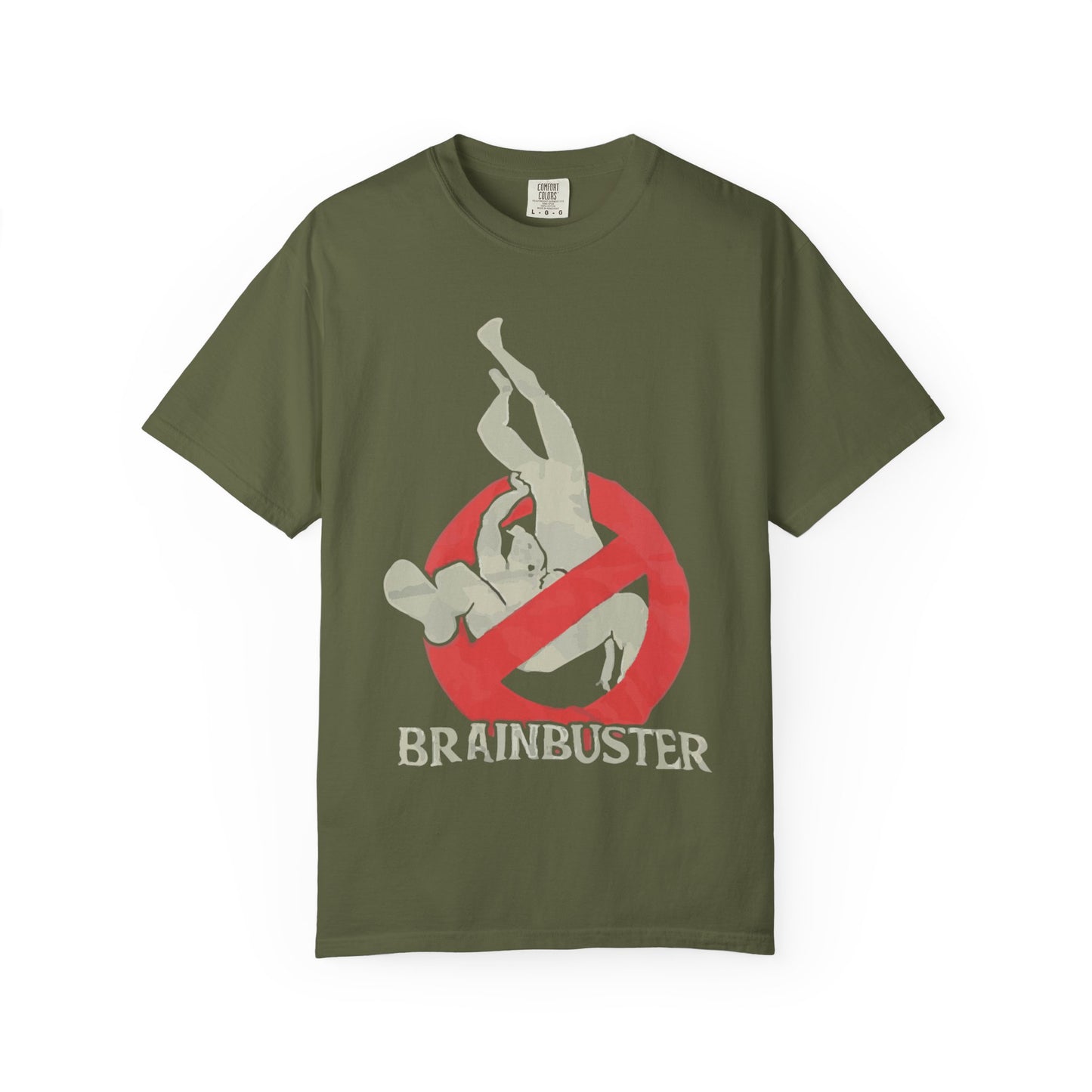 Unisex Fun Graphic T-Shirt, Graphic Tee, Casual Wear, Gift for Wrestling Fans, Brainbuster Design, Humor Apparel, Everyday Style