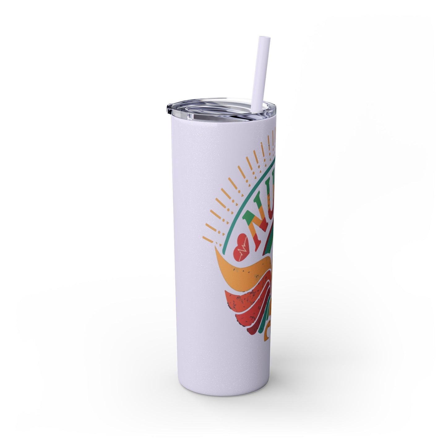 Nurse Skinny Tumbler, 20oz, Motivational Drinkware, Gift for Nurses, Summer Hydration, Nurse Appreciation Day