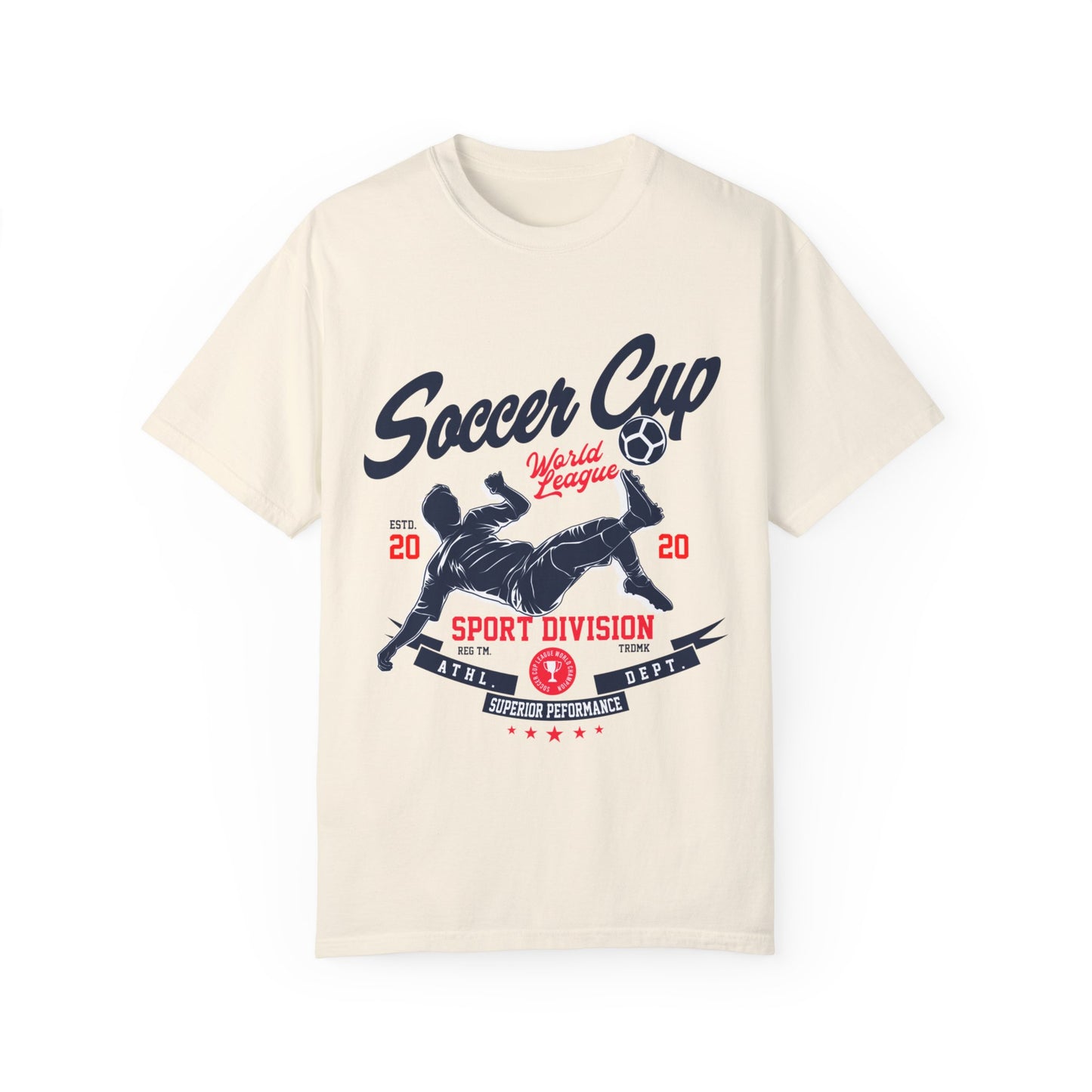 Soccer Club Unisex Garment-Dyed T-shirt