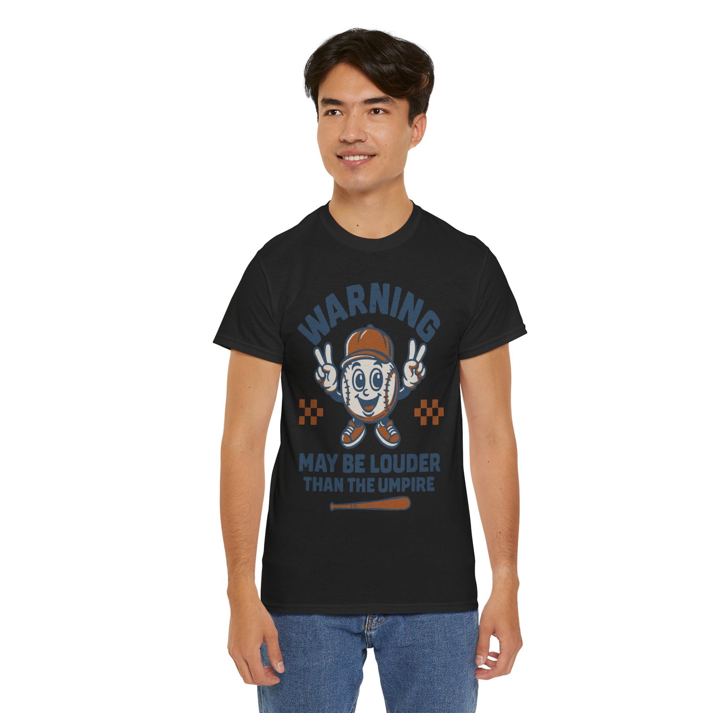 Warning T-Shirt, Fun Umpire Tee, Unique Sports Gift, Casual Wear, Perfect for Baseball Fans