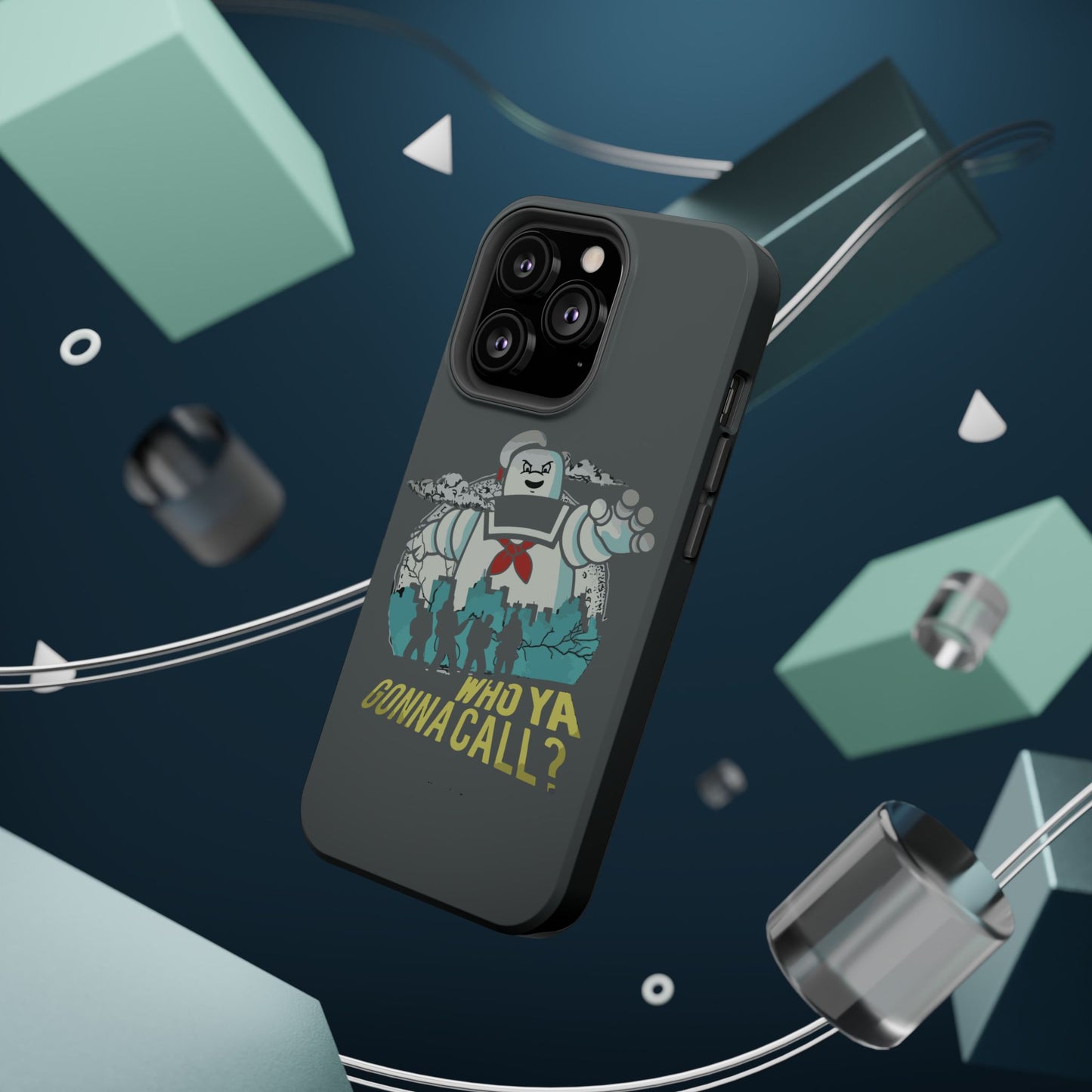 Ghostbuster-Inspired Tough Phone Case - Who Ya Gonna Call? - Perfect for Fans, Gift for Halloween, Geeky Accessories, Durable Protection