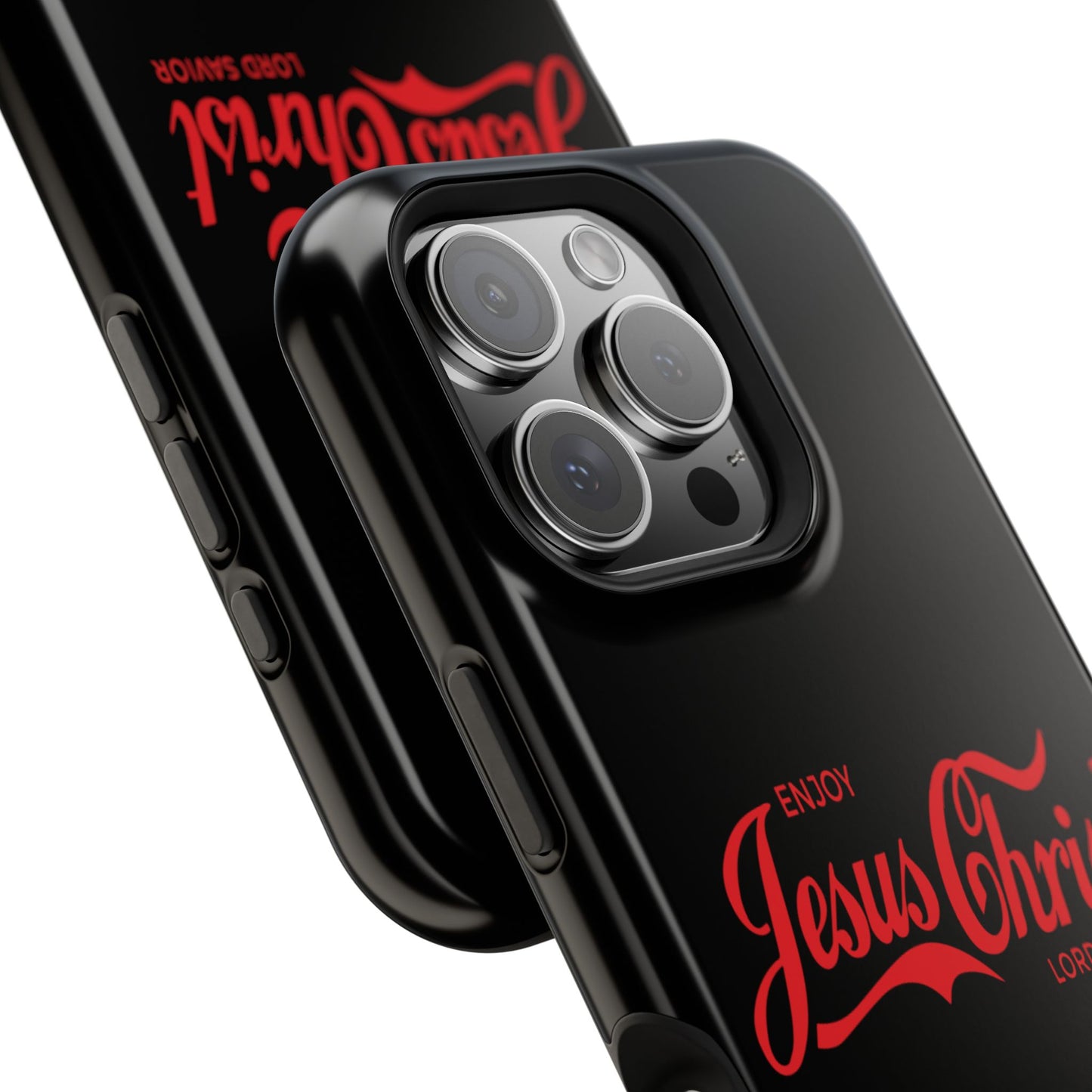 Impact-Resistant Phone Case: Enjoy Jesus Christ Lord Savior, Christian Gift, Durable Protection, Faith-Based Accessory, Holiday Gift
