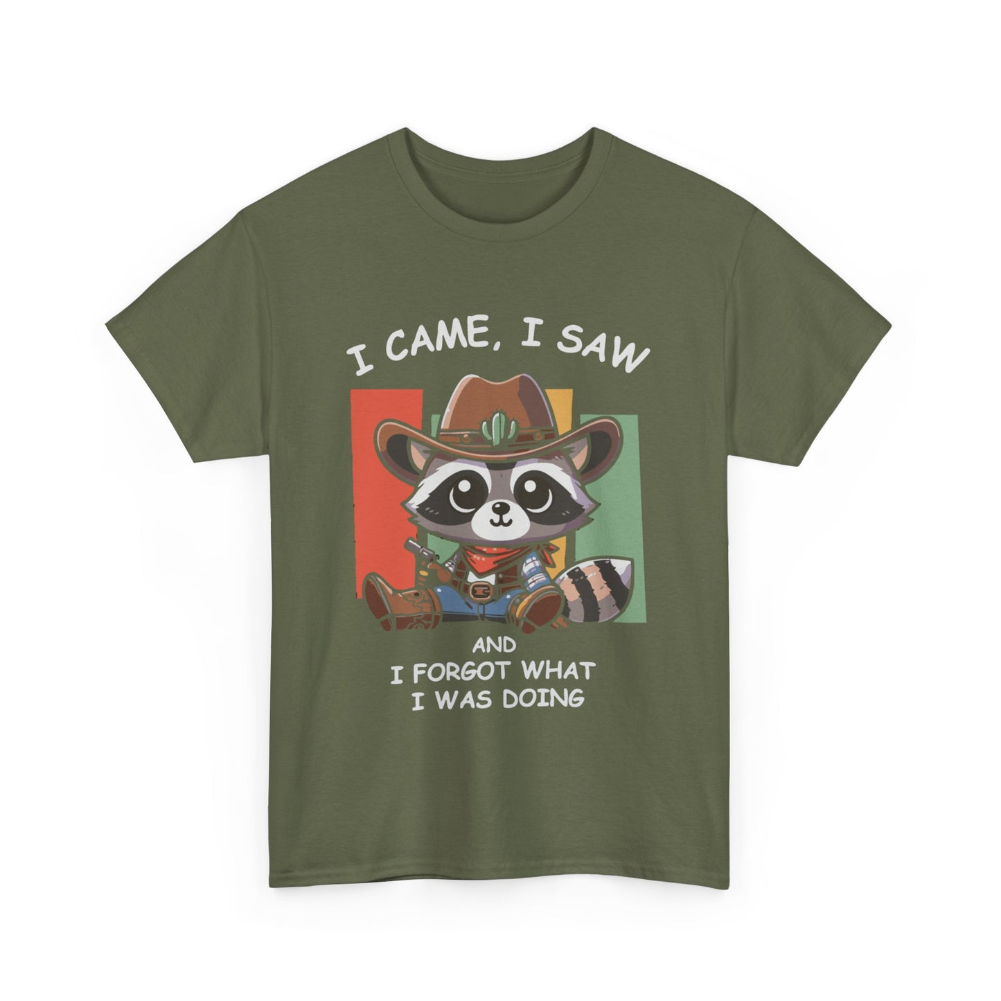 Fun Raccoon Graphic Tee, Cute Funny Animal T-Shirt, Unique Gift, Unisex Cotton Tee, Casual Wear, Birthday Gift, Humor Shirt