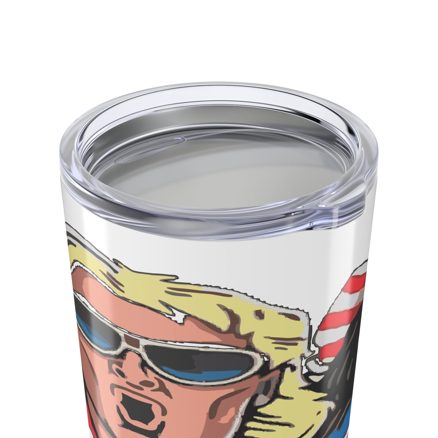 Patriotic Tumbler 20oz - Flair vs Savage, Ideal for BBQs, Tailgating, and Outdoor Celebrations, Perfect Gift for Friends and Family