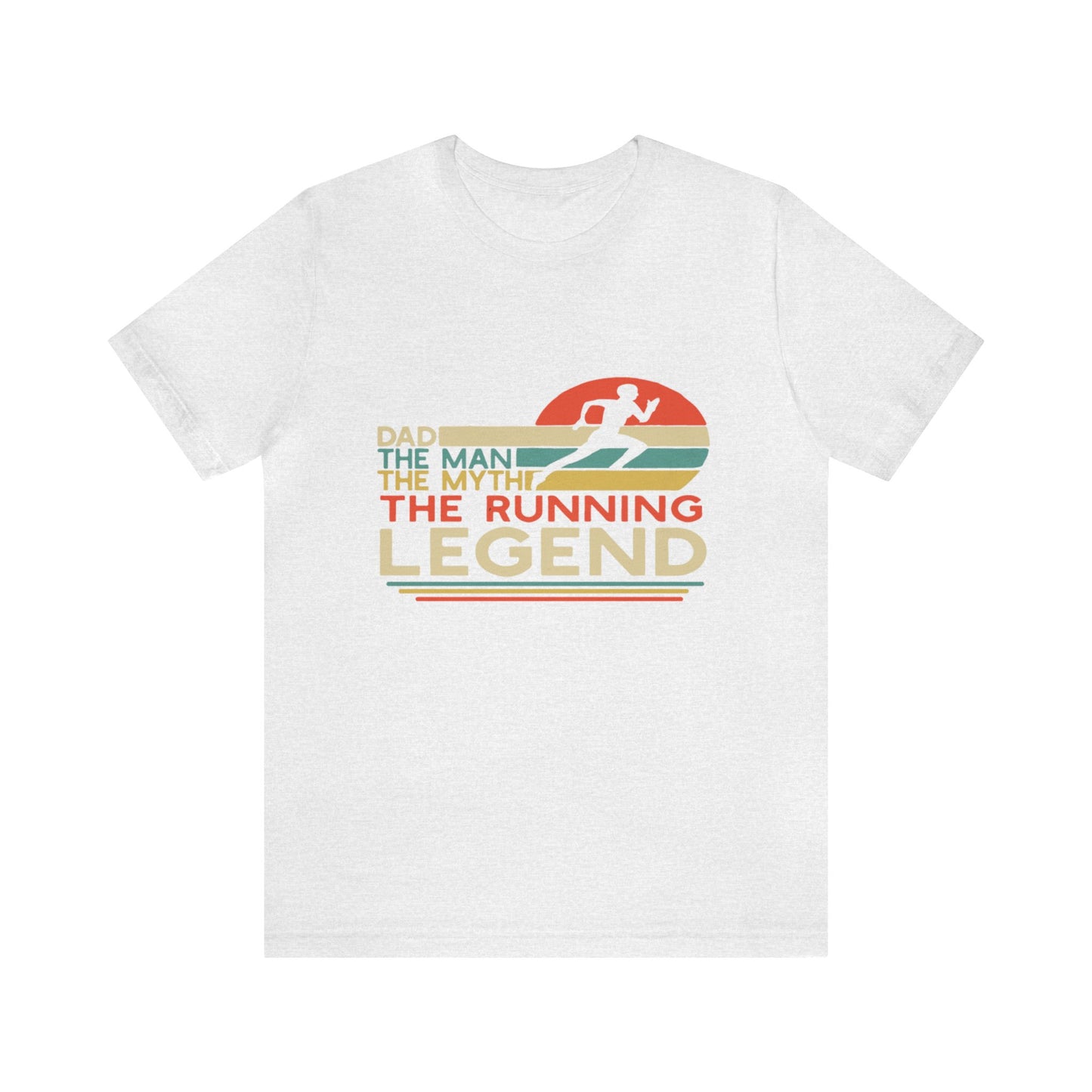 The man. The Myth, The Runner Unisex Jersey Short Sleeve Tee