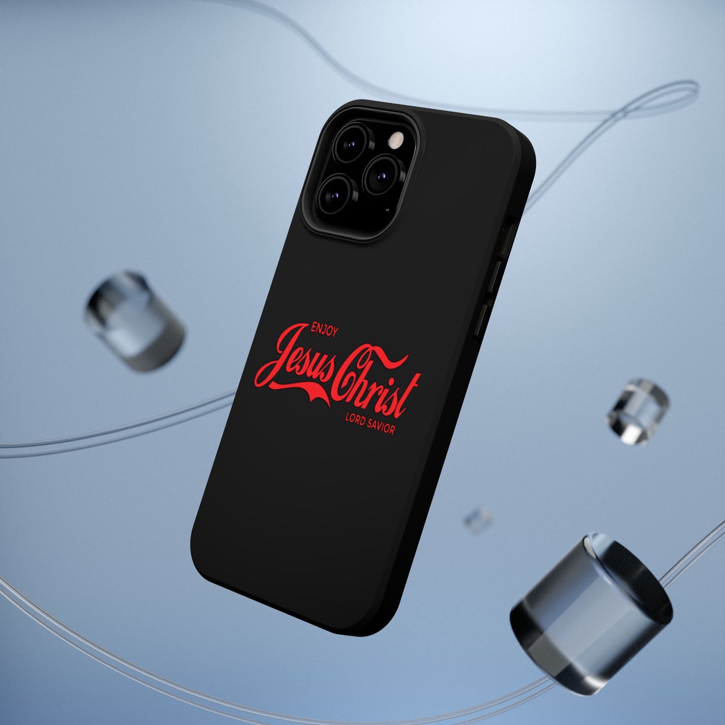 Impact-Resistant Phone Case: Enjoy Jesus Christ Lord Savior, Christian Gift, Durable Protection, Faith-Based Accessory, Holiday Gift