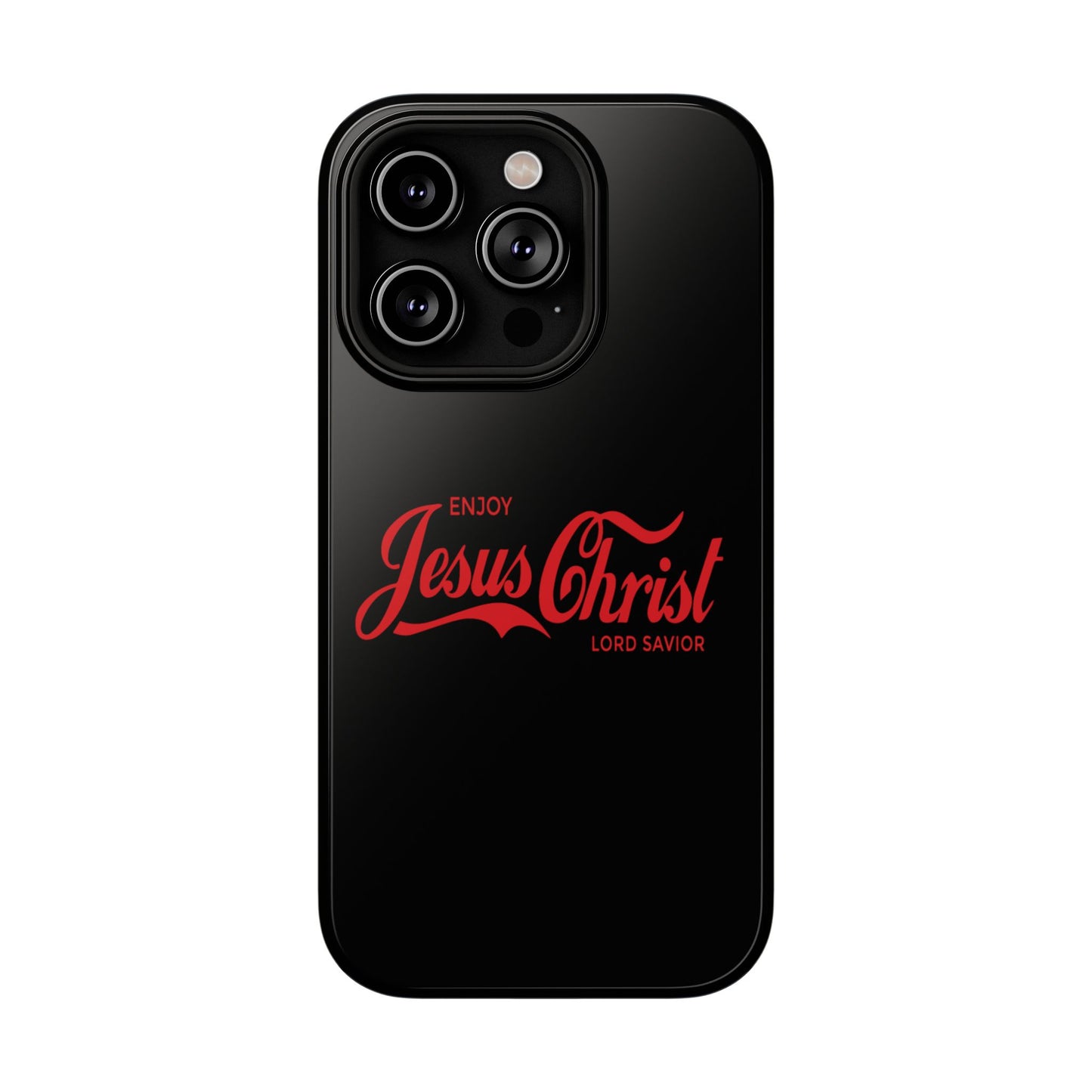 Impact-Resistant Phone Case: Enjoy Jesus Christ Lord Savior, Christian Gift, Durable Protection, Faith-Based Accessory, Holiday Gift