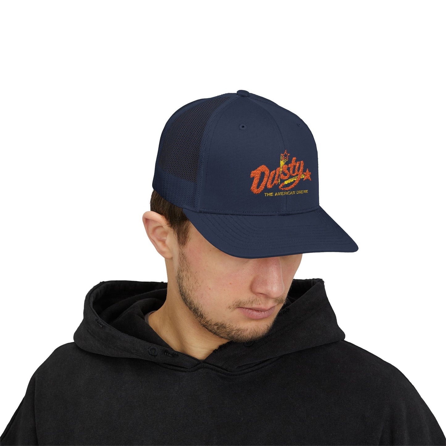 Dusty Snapback Trucker Cap, Trendy Hat, Gift for Him/Her, Casual Wear, Festival Accessory, Outdoor Style