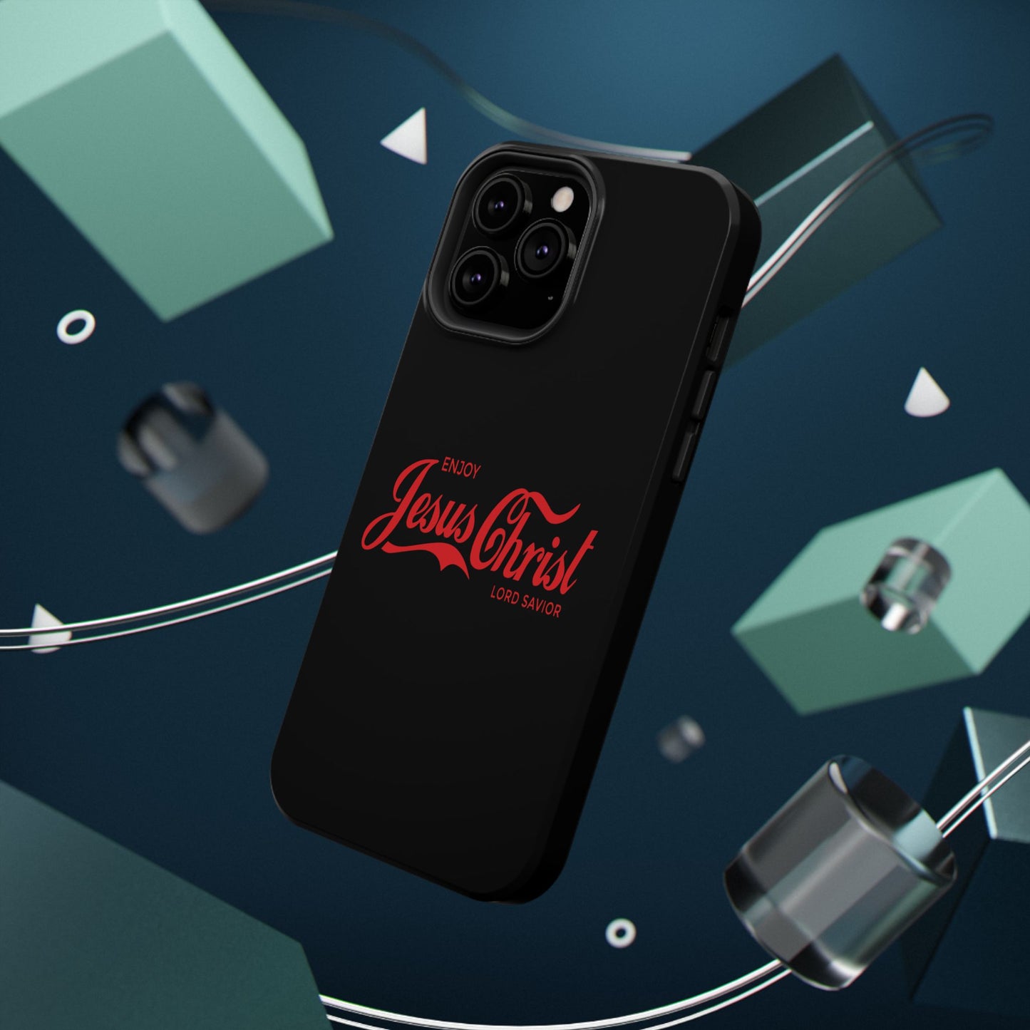 Impact-Resistant Phone Case: Enjoy Jesus Christ Lord Savior, Christian Gift, Durable Protection, Faith-Based Accessory, Holiday Gift