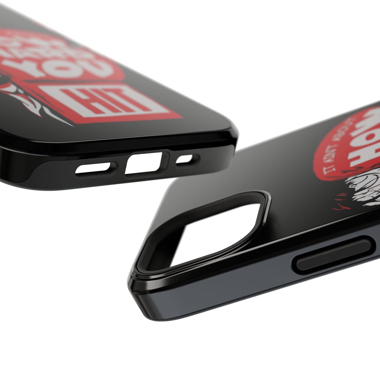 Impact-Resistant Phone Case, Rugged Smartphone Cover, Tough Phone Protection, Inspirational Gift, Motivational Tech Accessory