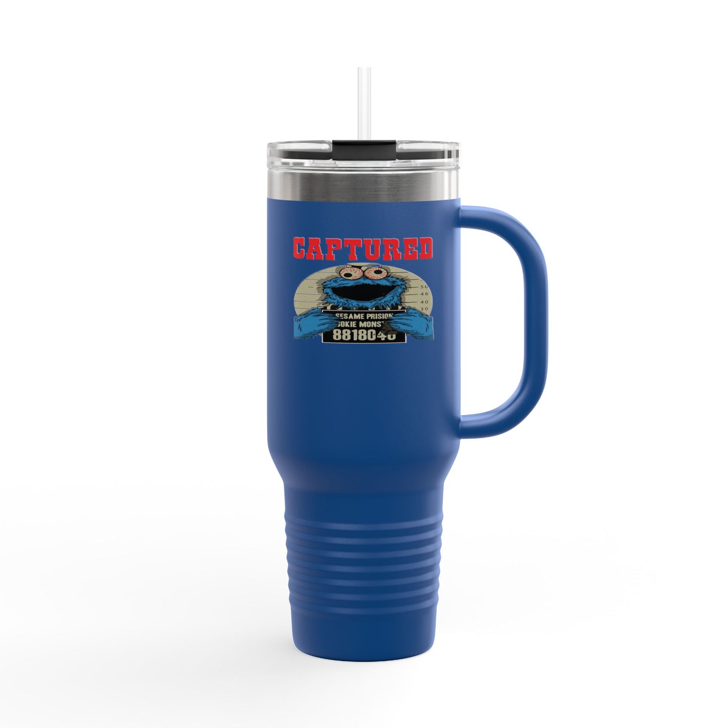Adventure-Ready Insulated Travel Mug - 40oz with 'Captured' Design