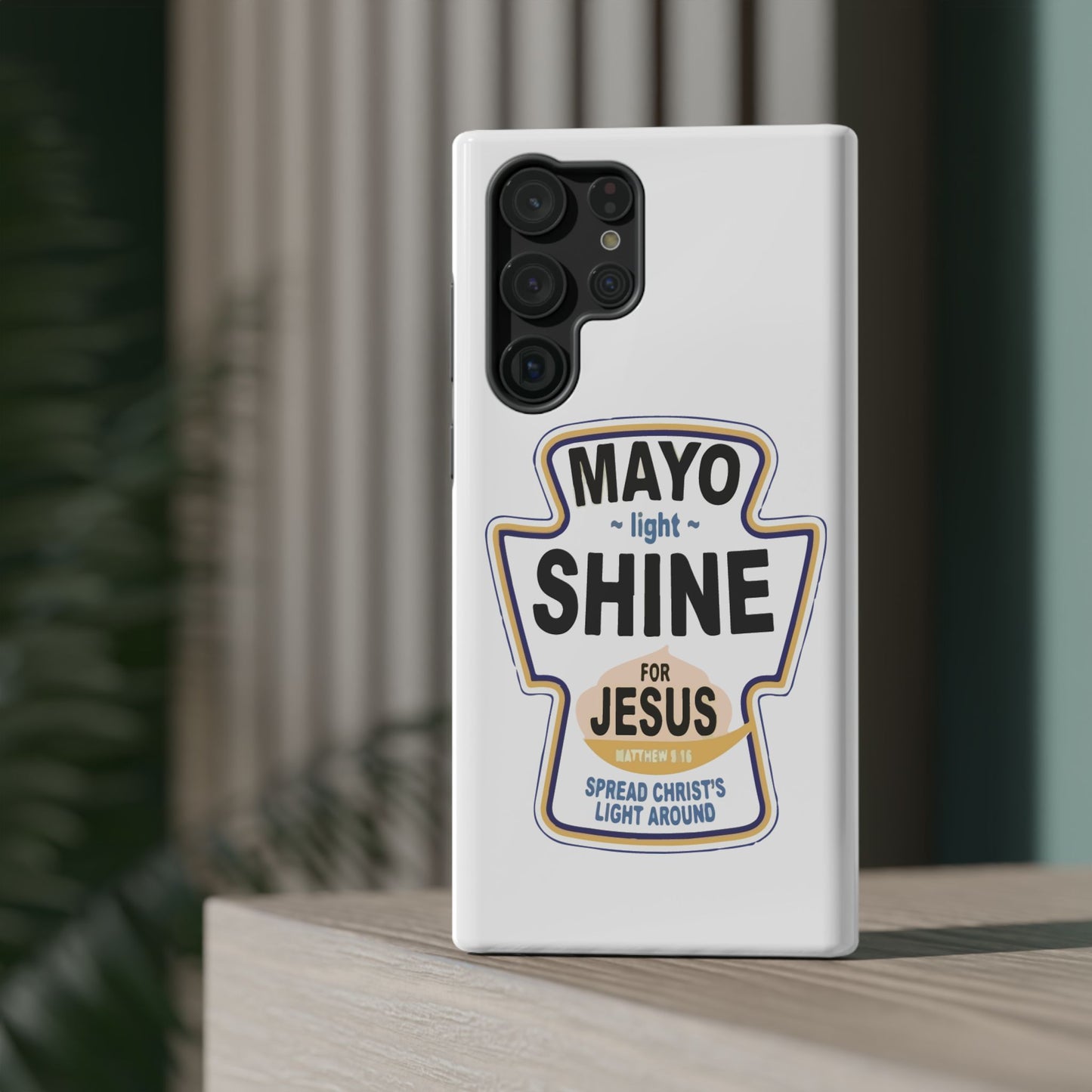 Jesus Message Impact-Resistant Case, Faith-Based Phone Cover, Inspirational Tech Accessory, Christian Gift, Bible Verse Case