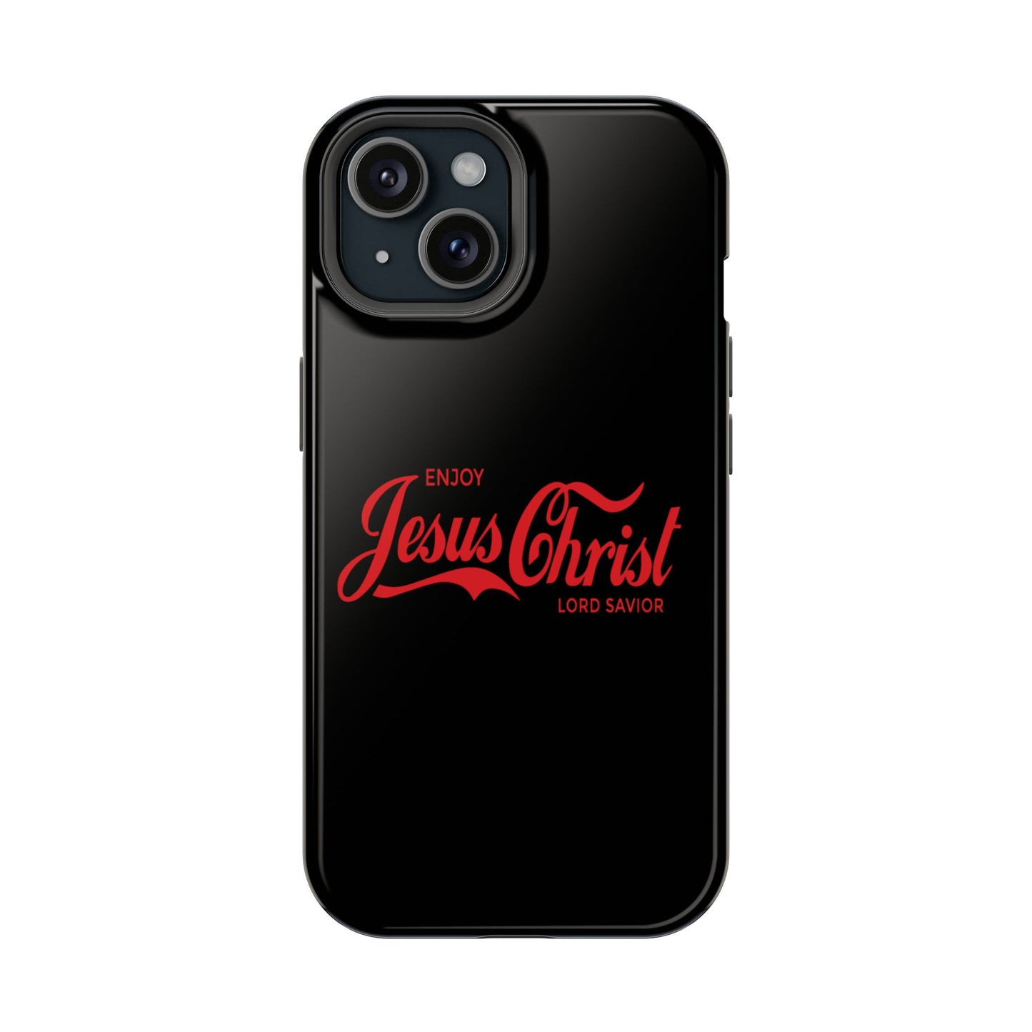 Impact-Resistant Phone Case: Enjoy Jesus Christ Lord Savior, Christian Gift, Durable Protection, Faith-Based Accessory, Holiday Gift