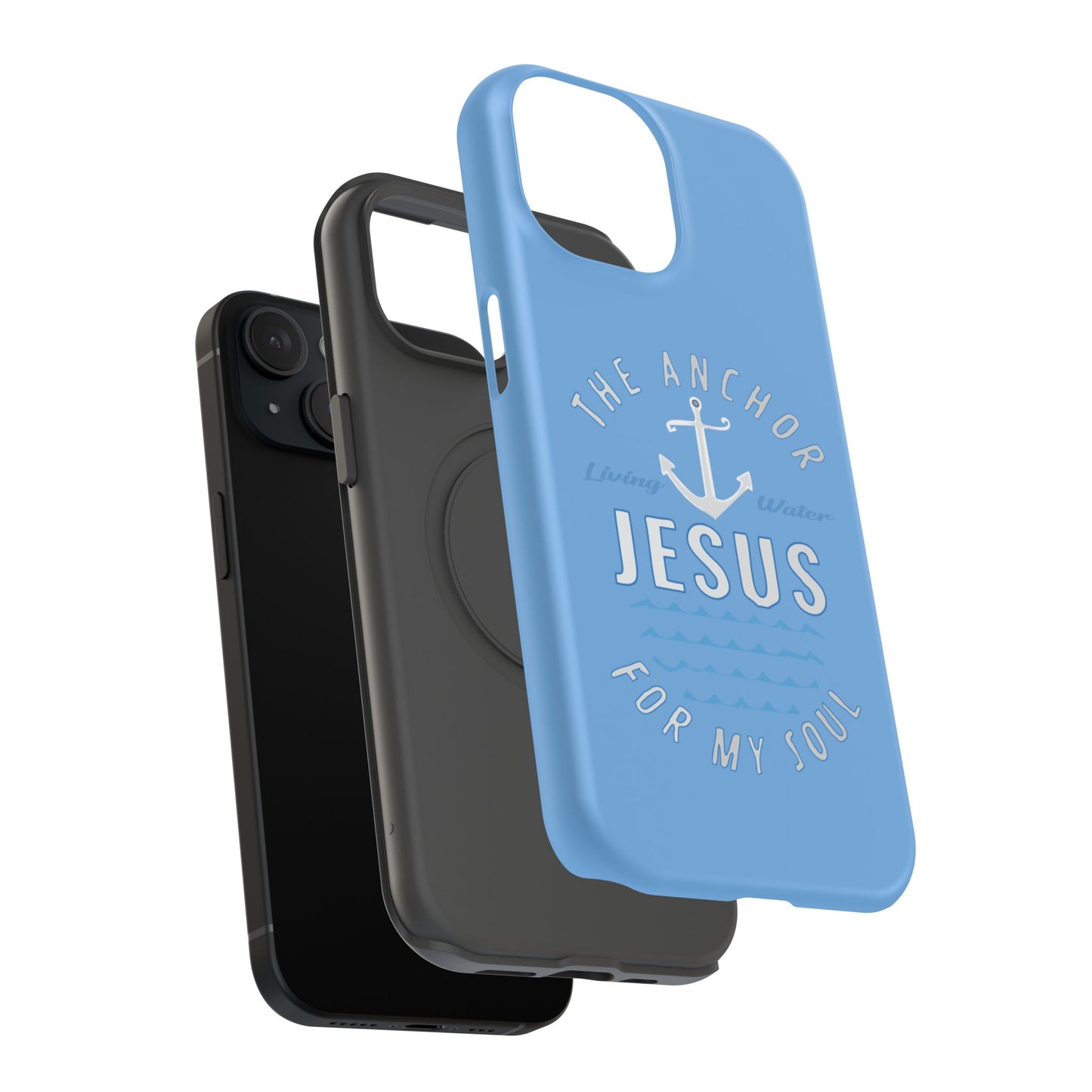 Jesus Anchor Phone Case, Christian Tech Accessories, Inspirational Gifts, Unique Phone Covers, Faith-Based Decor