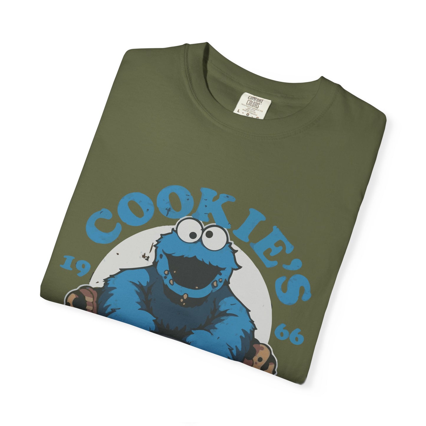 Cookie Monster Inspired Unisex T-Shirt, Fun Gift for Gamers, Casual Wear, Birthday Gift, Kitchen & Gym Motivation