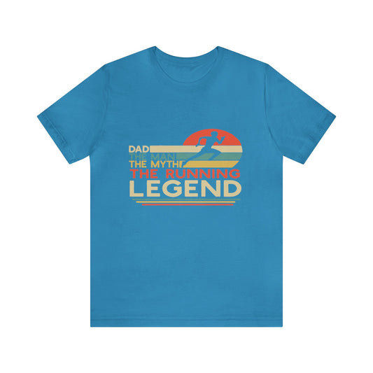 The man. The Myth, The Runner Unisex Jersey Short Sleeve Tee
